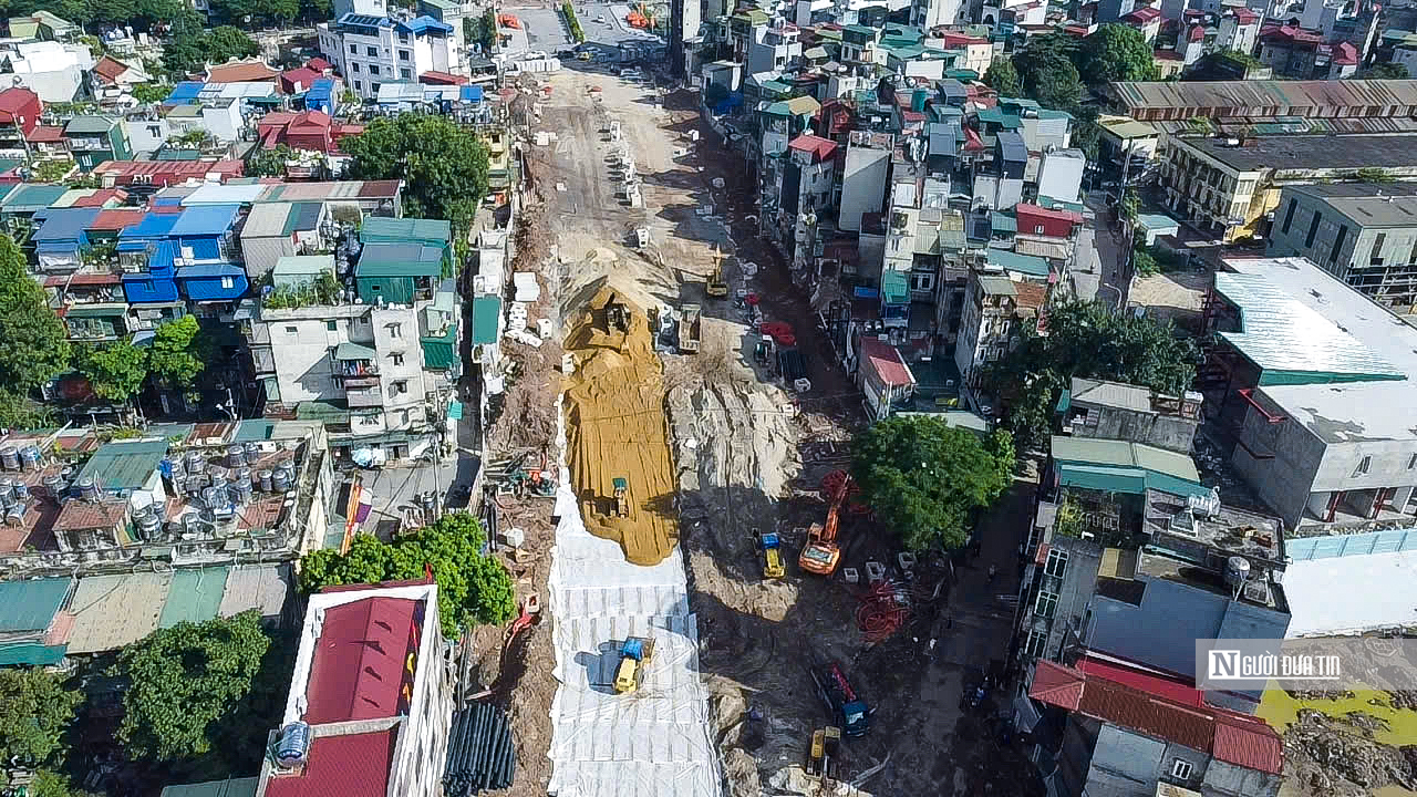 Hà Nội: Thi công xuyên lễ đường Vành đai 2,5 - Ảnh 8.