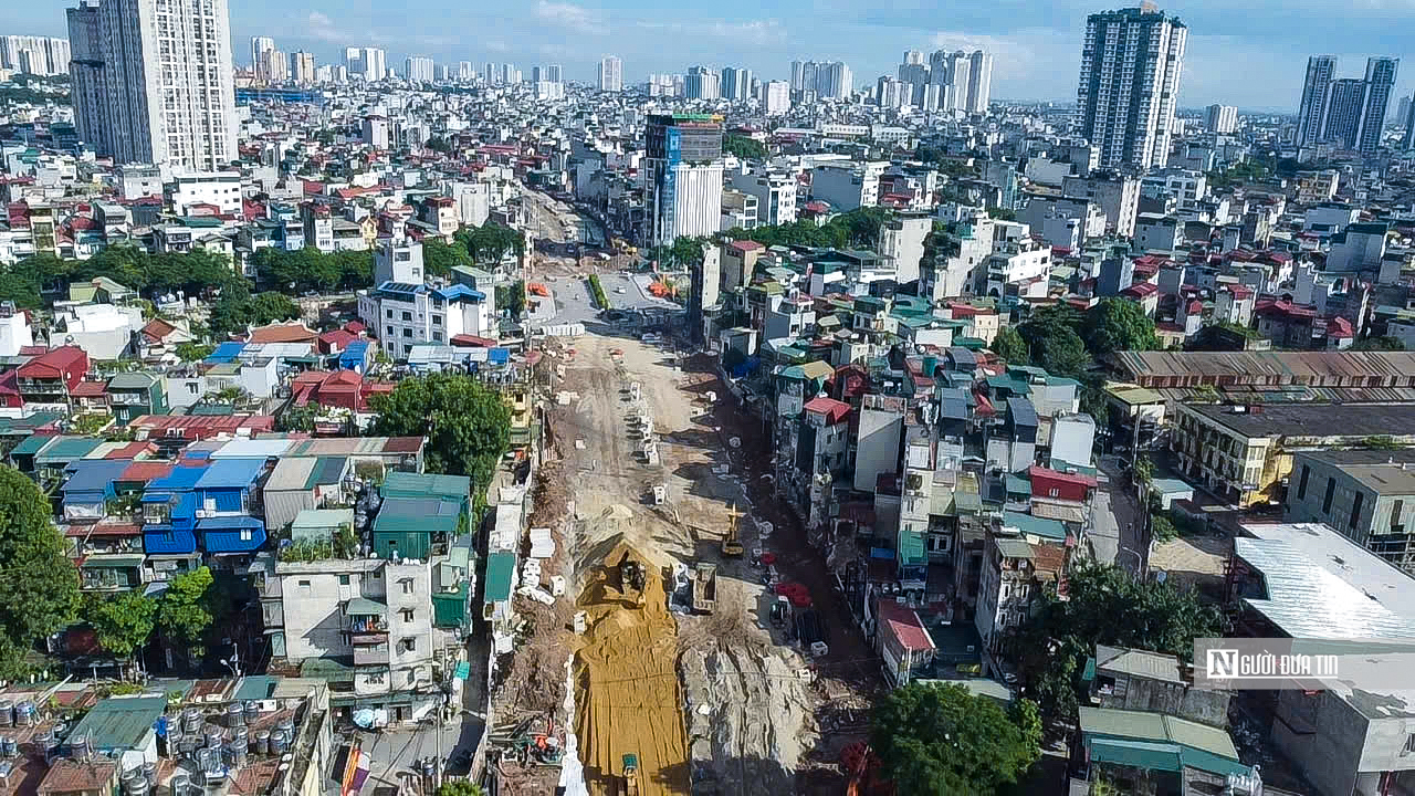 Hà Nội: Thi công xuyên lễ đường Vành đai 2,5 - Ảnh 4.