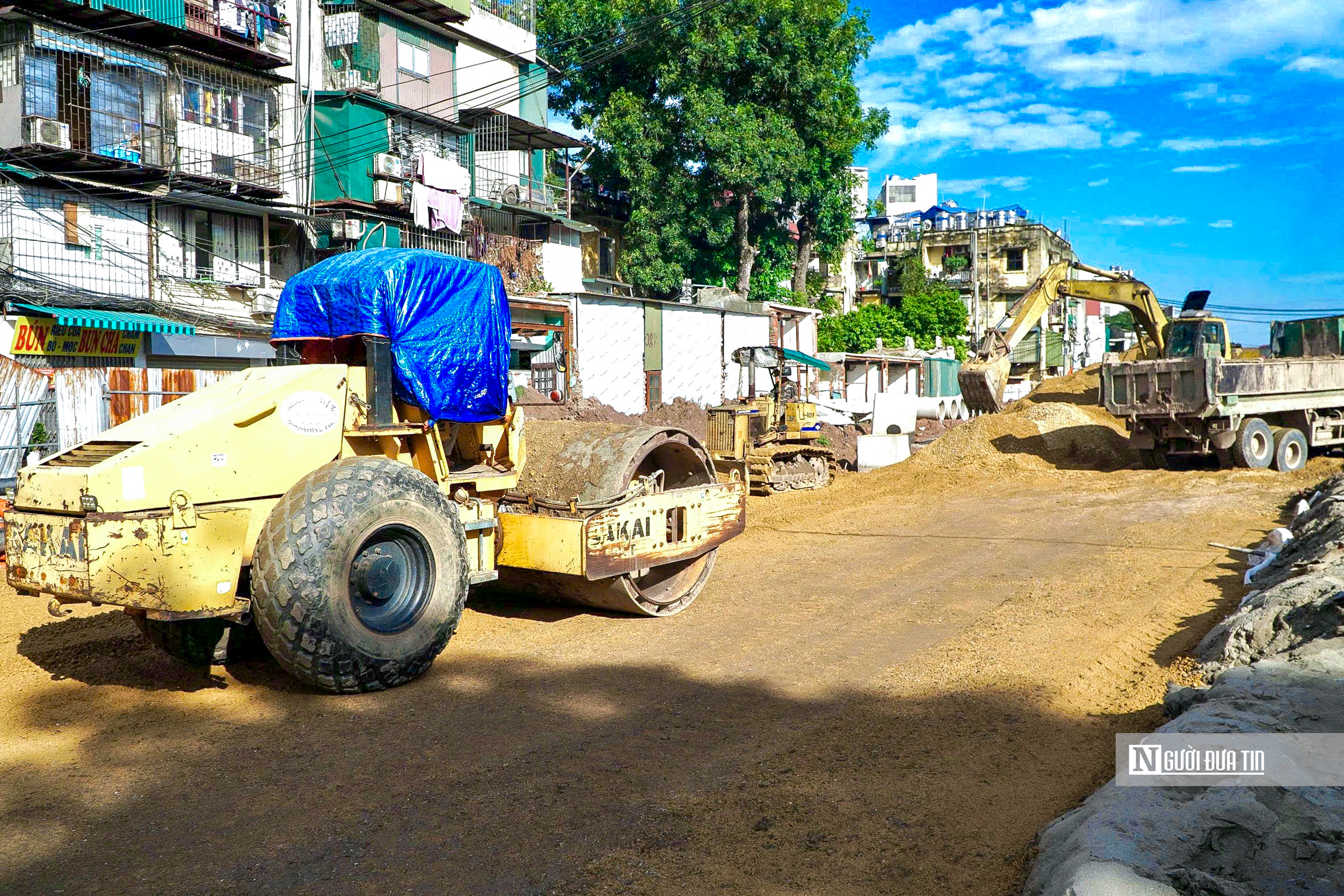 Hà Nội: Thi công xuyên lễ đường Vành đai 2,5 - Ảnh 6.