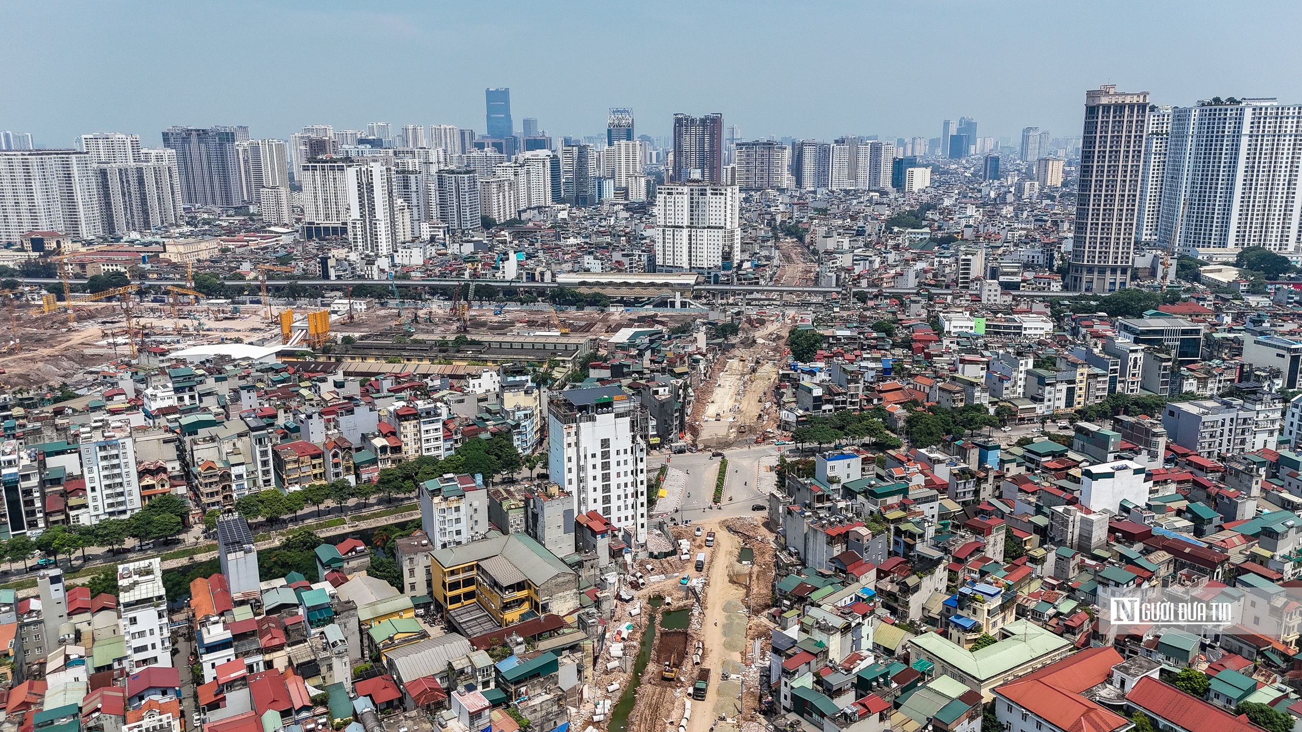 Hà Nội: Thi công xuyên lễ đường Vành đai 2,5 - Ảnh 3.