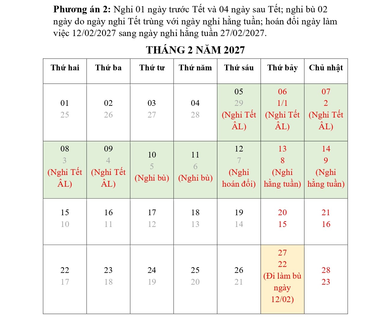 Bộ Nội vụ đề xuất 2 phương &aacute;n nghỉ Ng&agrave;y Văn h&oacute;a Việt Nam 2026 - Ảnh 4.