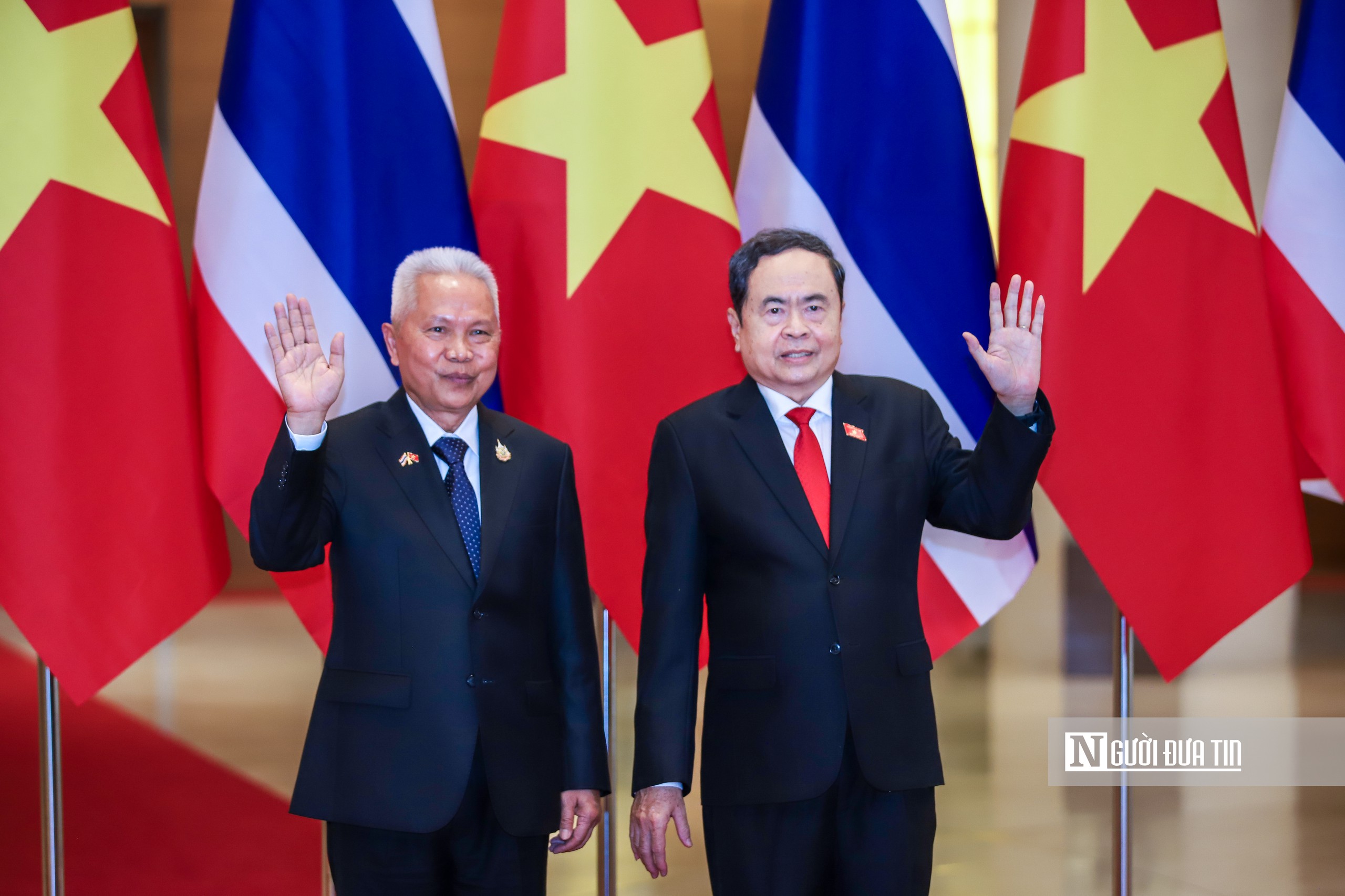 Chủ tịch Quốc hội Trần Thanh Mẫn đón và hội đàm với Chủ tịch Quốc hội Thái Lan - Ảnh 5.