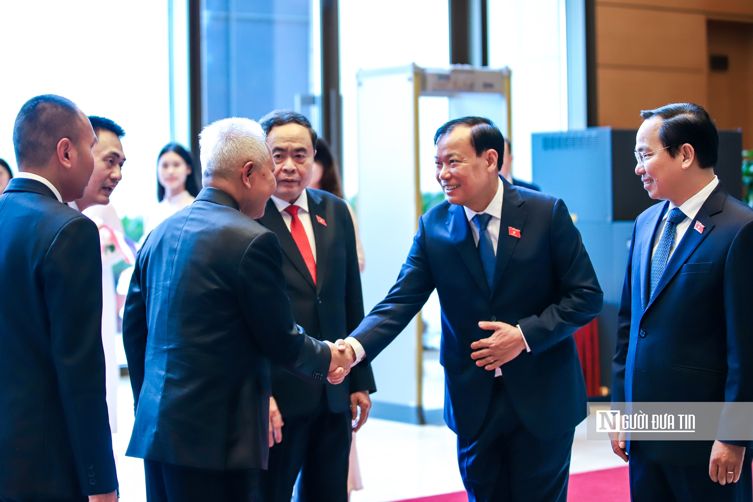 Chủ tịch Quốc hội Trần Thanh Mẫn đón và hội đàm với Chủ tịch Quốc hội Thái Lan - Ảnh 3.