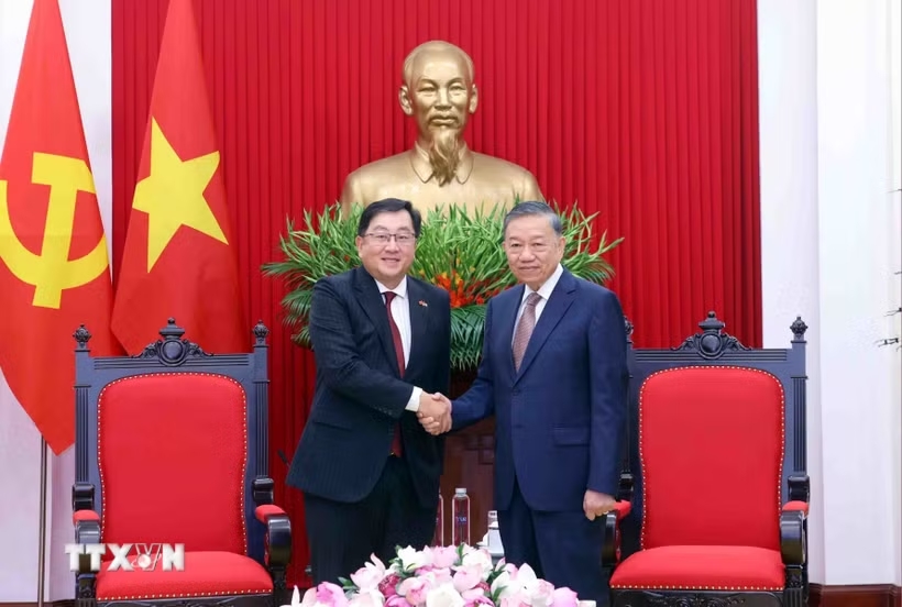 Tổng Bí thư, Chủ tịch nước Tô Lâm tiếp Đại sứ Malaysia Tan Yang Thai chào từ biệt - Ảnh 1.