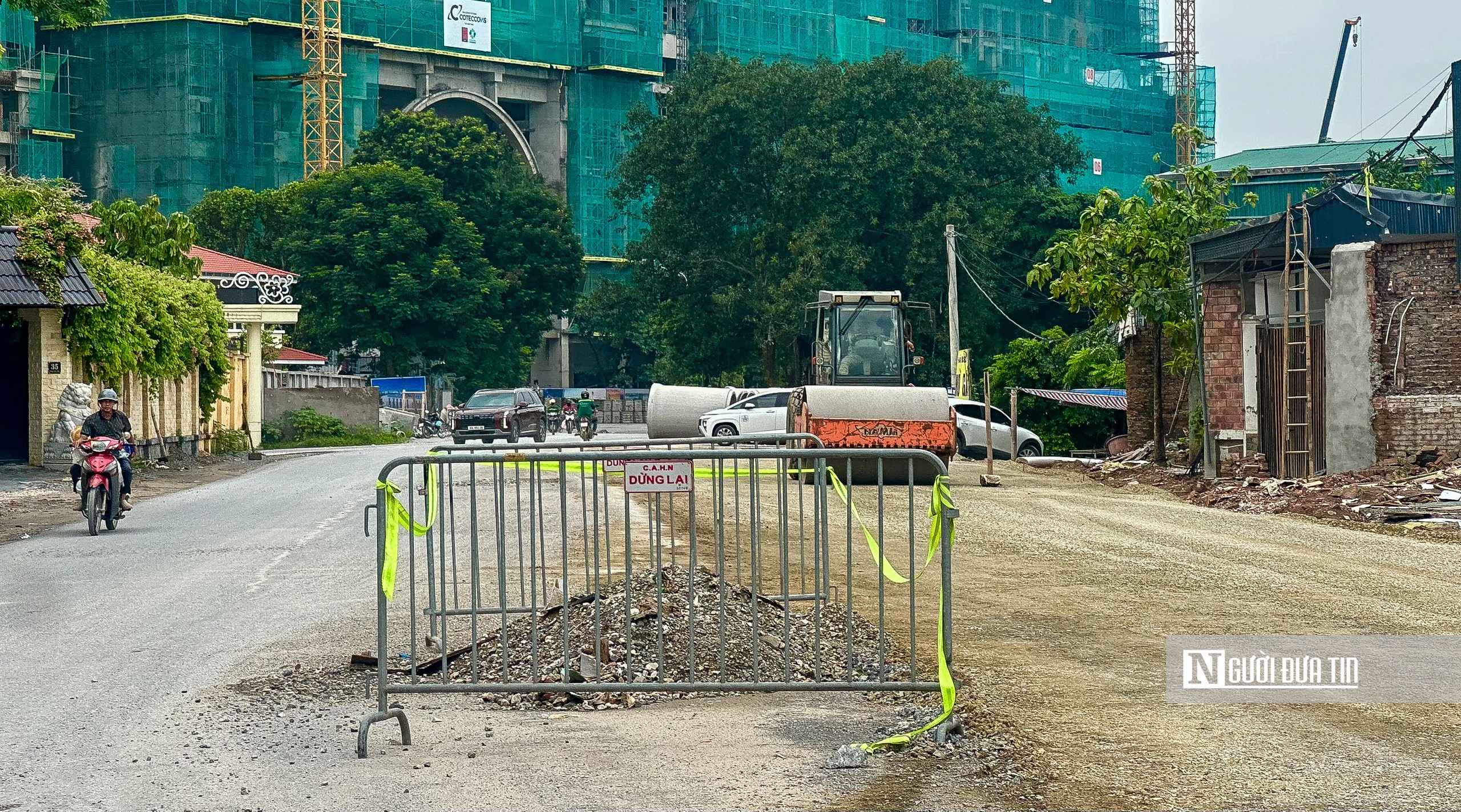 Hiện trạng tuyến đường vừa được Chủ tịch Hà Nội ấn định ngày hoàn thành - Ảnh 6.