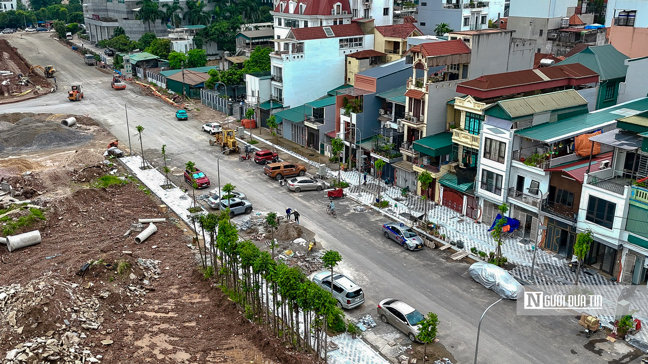 Hiện trạng tuyến đường vừa được Chủ tịch Hà Nội ấn định ngày hoàn thành - Ảnh 10.
