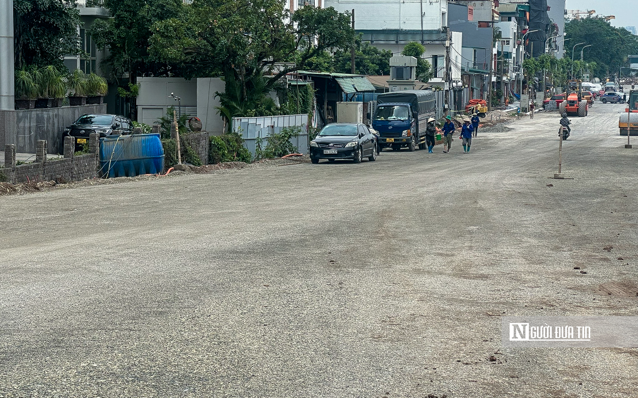 Hiện trạng tuyến đường vừa được Chủ tịch Hà Nội ấn định ngày hoàn thành - Ảnh 15.