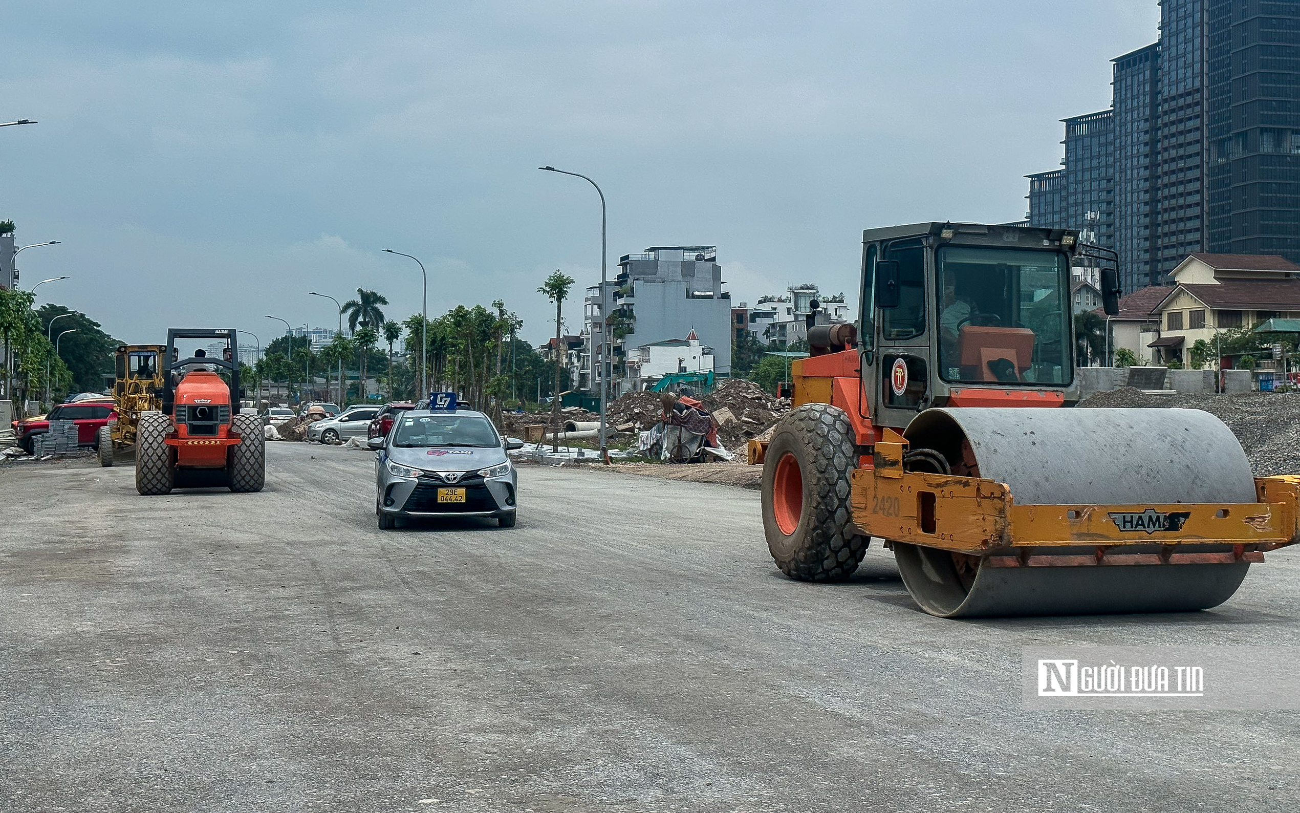 Hiện trạng tuyến đường vừa được Chủ tịch Hà Nội ấn định ngày hoàn thành - Ảnh 5.