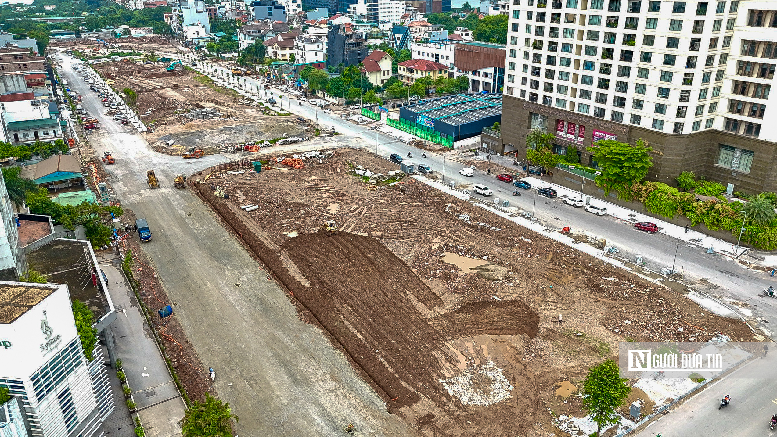 Hiện trạng tuyến đường vừa được Chủ tịch Hà Nội ấn định ngày hoàn thành - Ảnh 2.