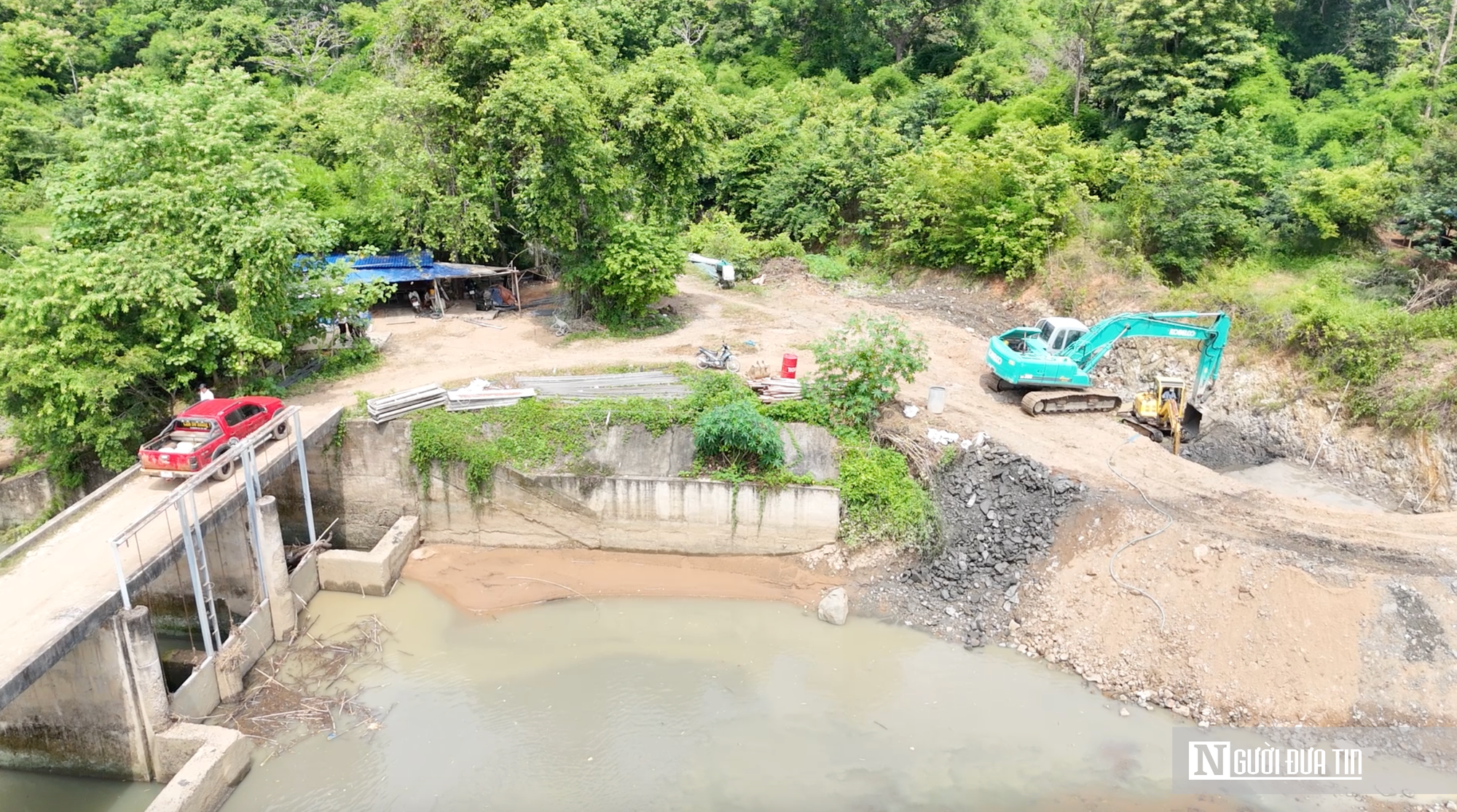 Cận cảnh công trường hồ chứa nước Ka Pét hàng trăm tỷ – công trình "giữ nước" cho vùng hạ du- Ảnh 11.