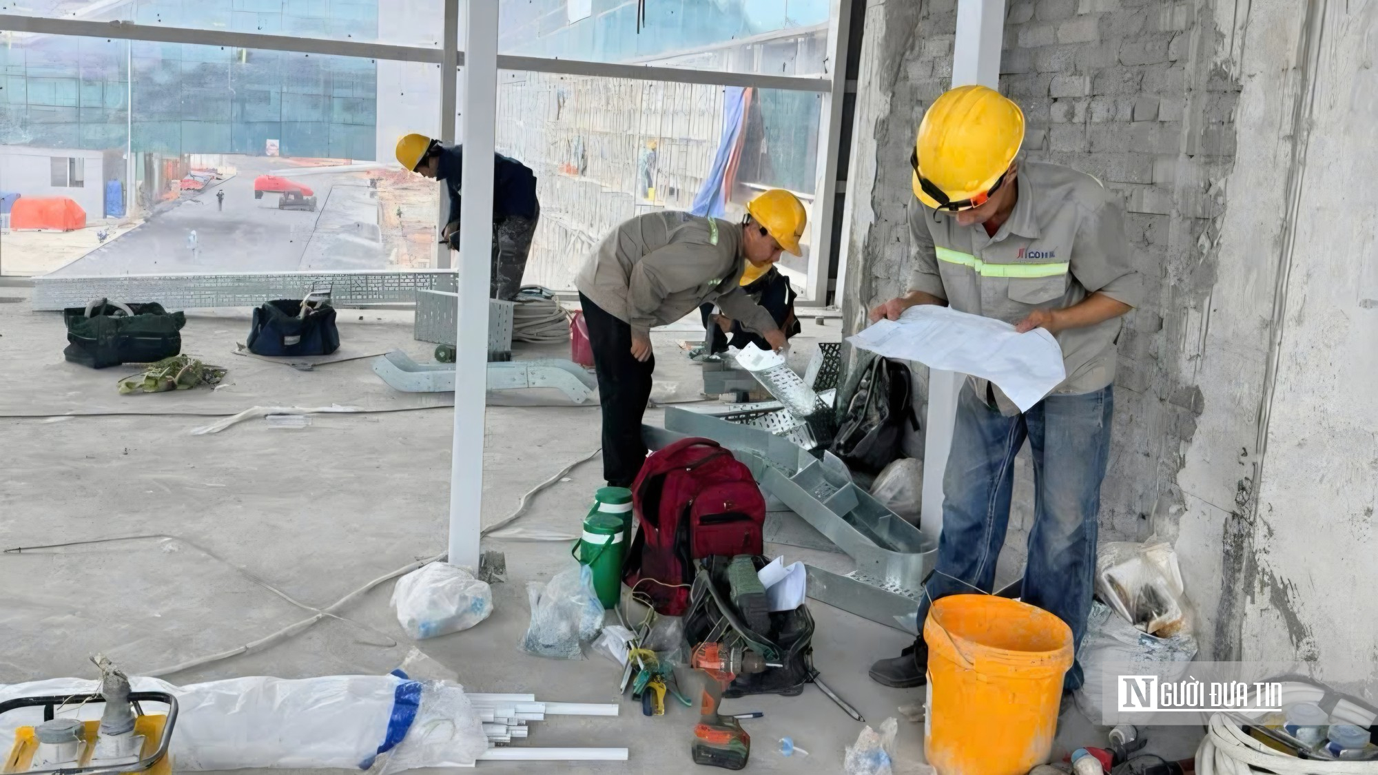 Sân bay Long Thành “nóng” giữa kỳ nghỉ lễ, hàng nghìn công nhân chạy đua về đích- Ảnh 6.