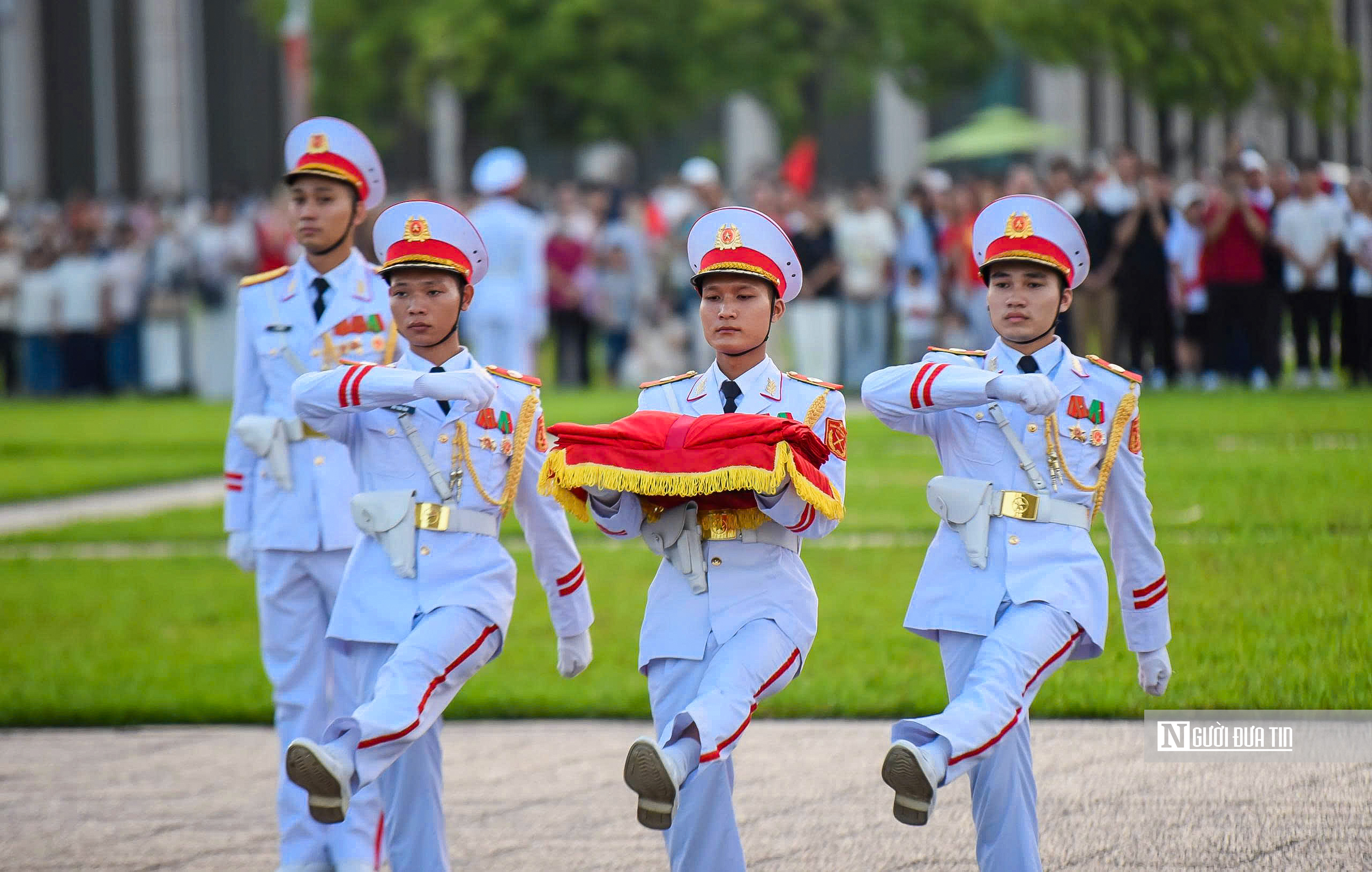 Trang nghiêm Lễ thượng cờ mừng ngày Quốc khánh 2/9- Ảnh 5.