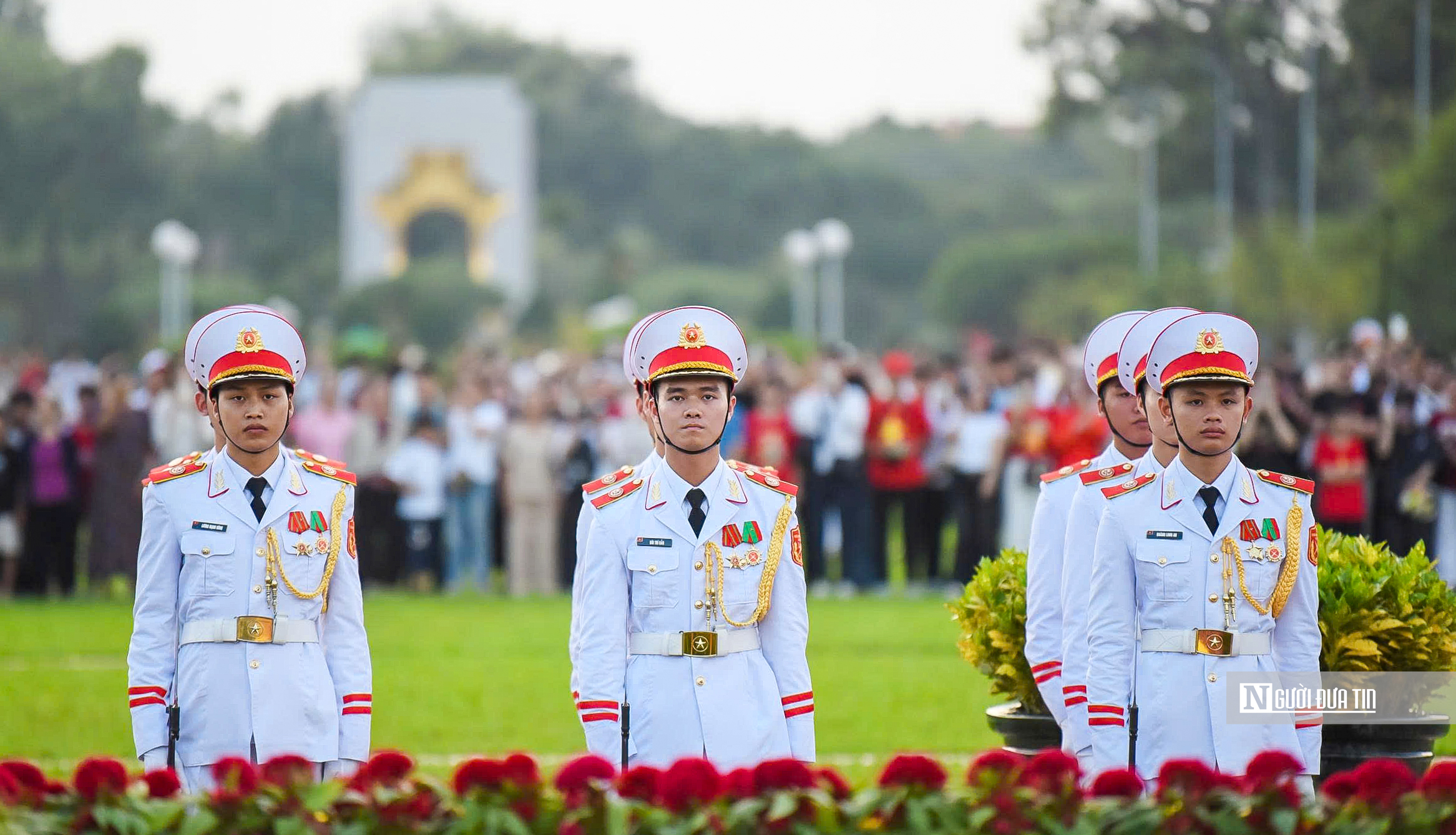 Trang nghiêm Lễ thượng cờ mừng ngày Quốc khánh 2/9- Ảnh 10.