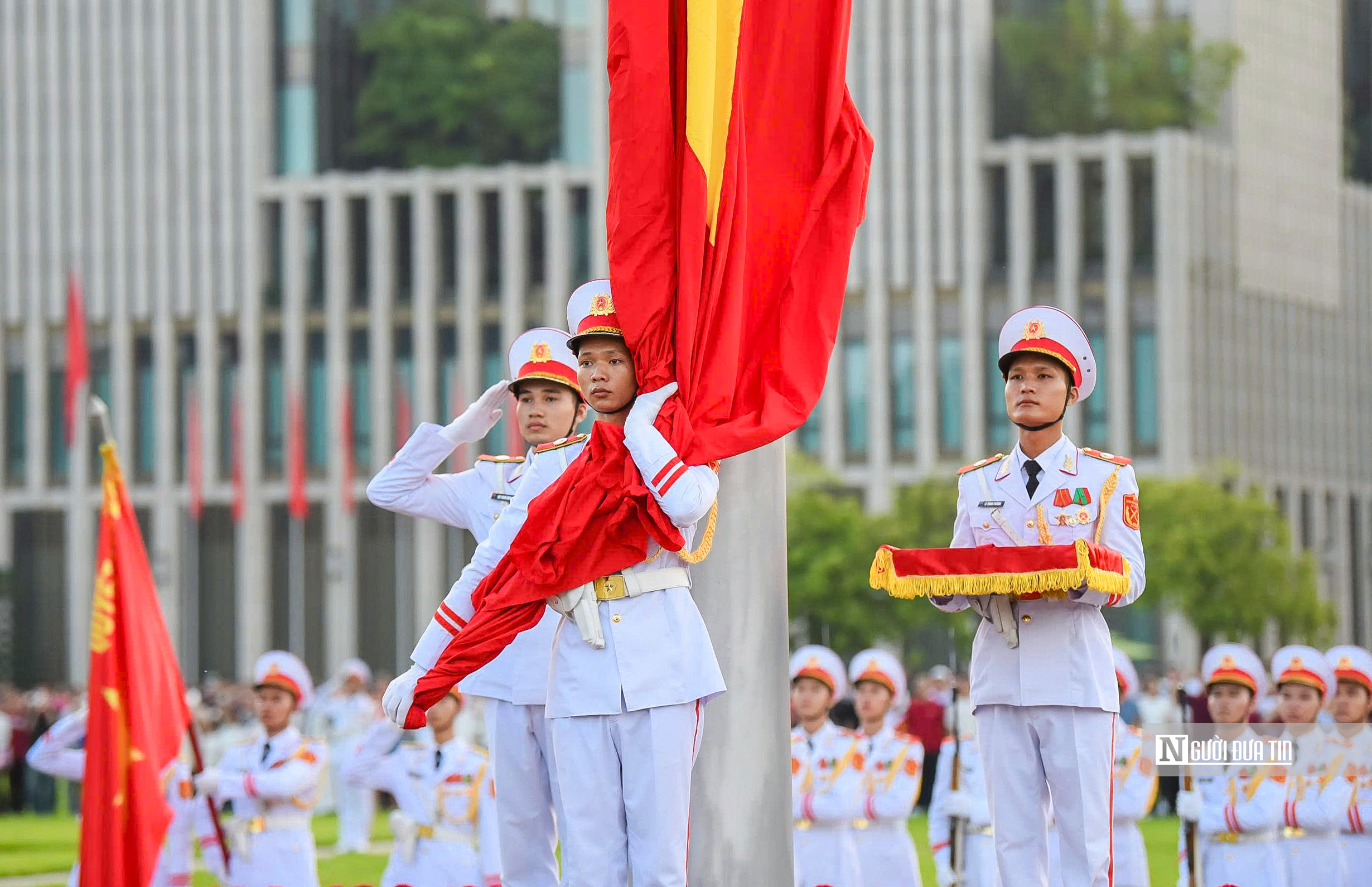 Trang nghiêm Lễ thượng cờ mừng ngày Quốc khánh 2/9- Ảnh 8.
