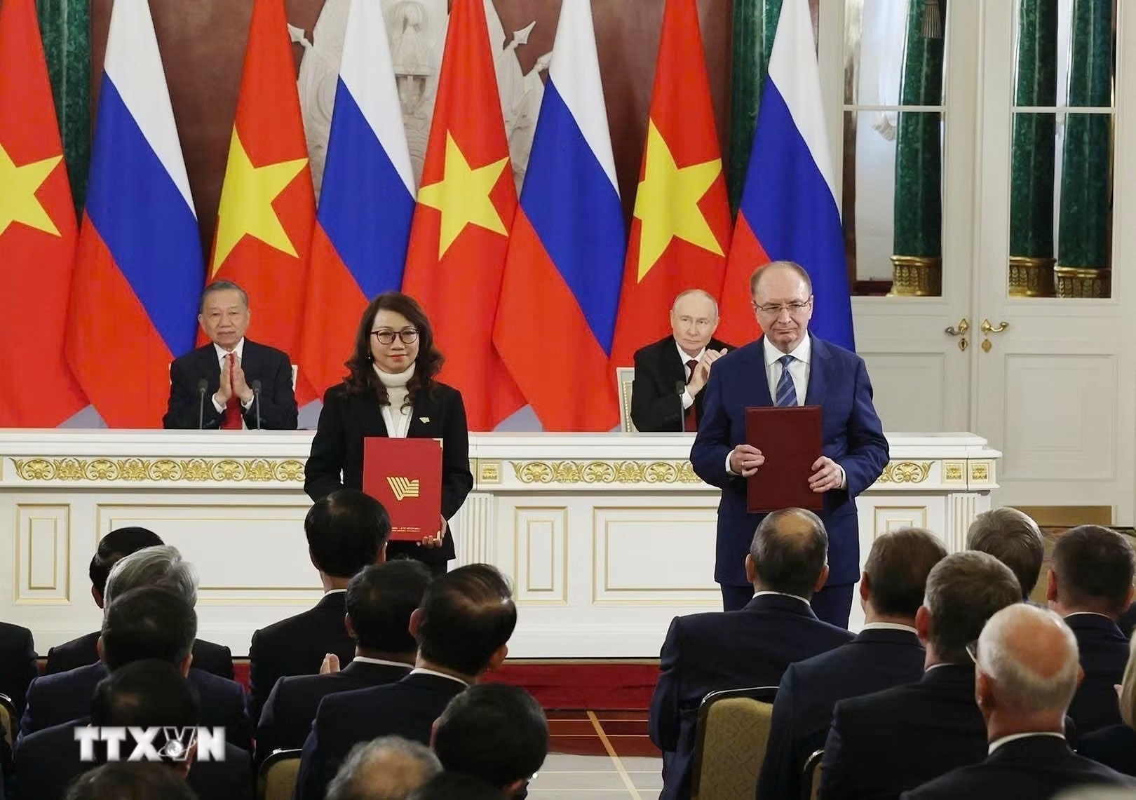 Tuyên bố chung về việc củng cố hơn nữa Quan hệ Đối tác Chiến lược toàn diện Việt Nam-Nga trong giai đoạn mới - Ảnh 4.