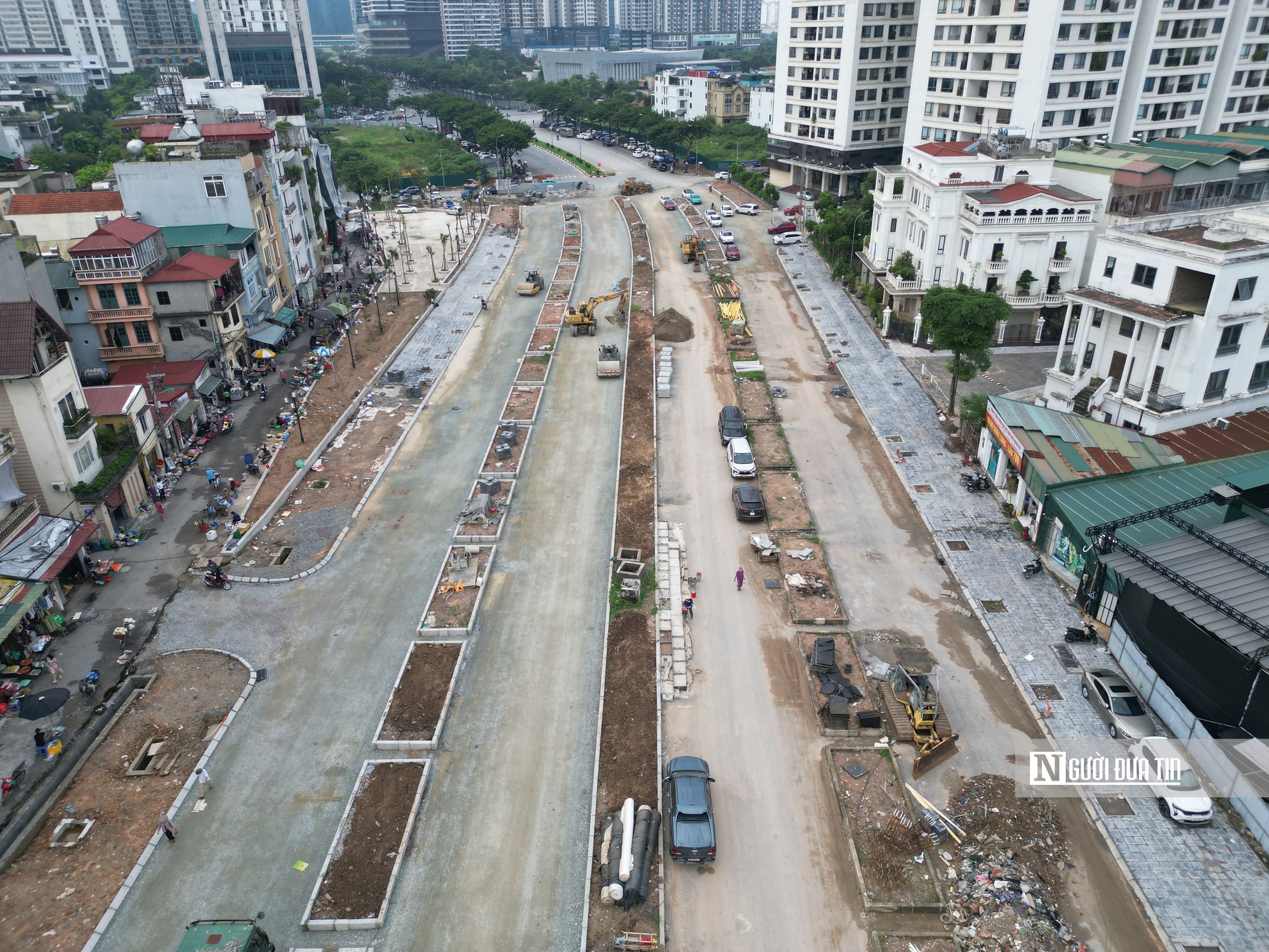 Vành đai 2,5 qua Xuân Đỉnh tăng tốc thi công, dự kiến thông xe kỹ thuật trước 30/9 - Ảnh 3.