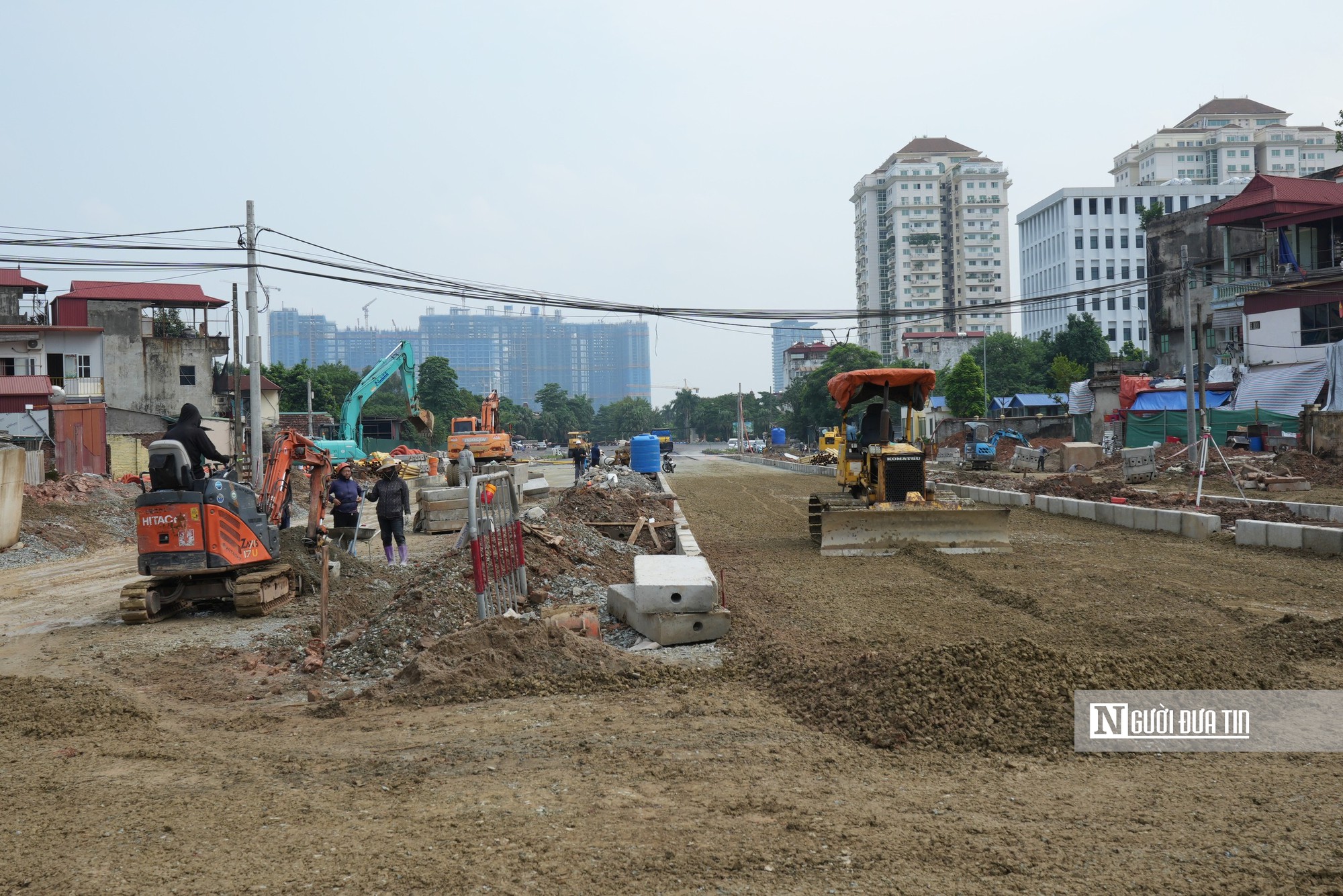 Vành đai 2,5 qua Xuân Đỉnh tăng tốc thi công, dự kiến thông xe kỹ thuật trước 30/9 - Ảnh 5.