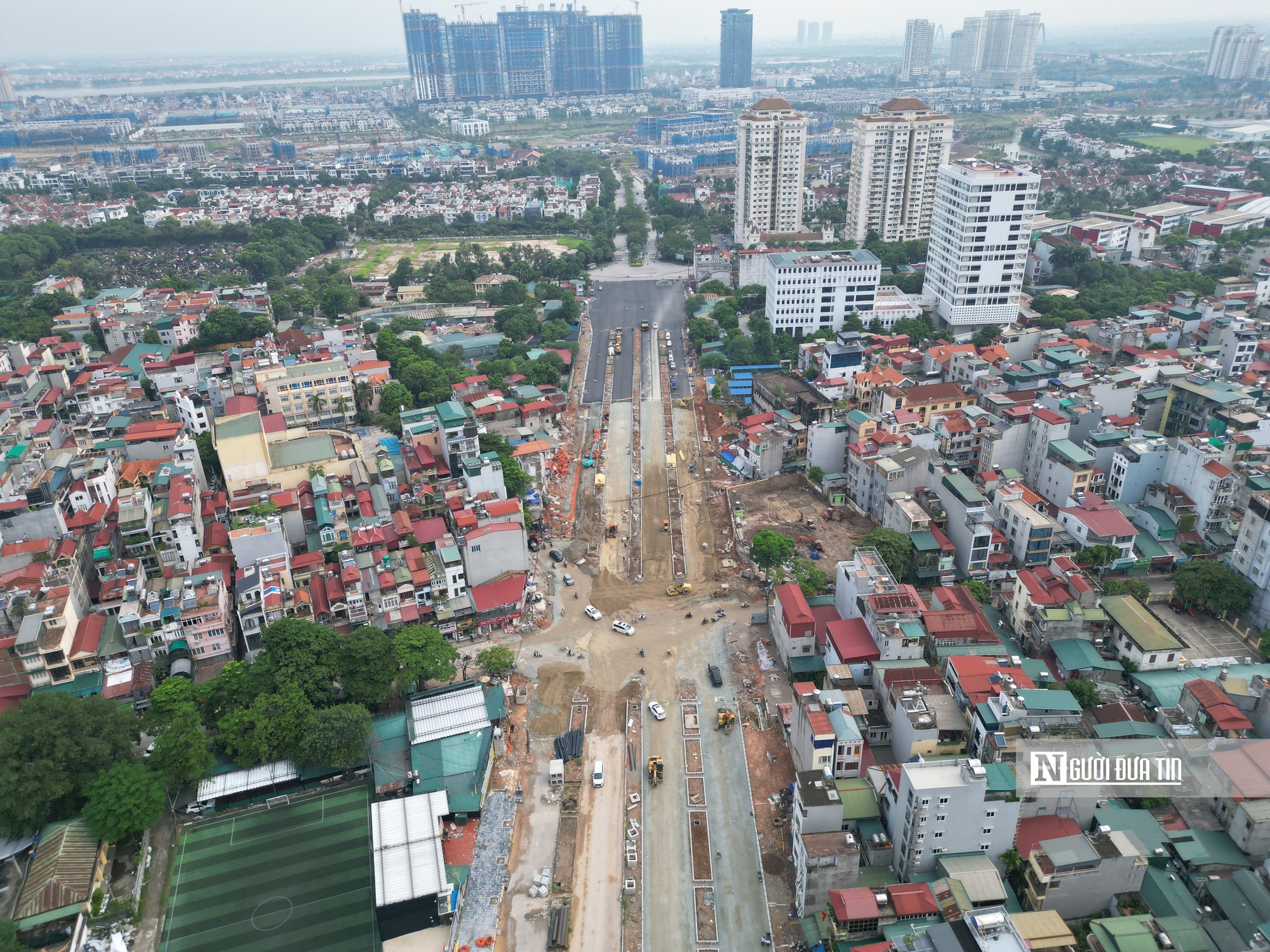 Vành đai 2,5 qua Xuân Đỉnh tăng tốc thi công, dự kiến thông xe kỹ thuật trước 30/9 - Ảnh 14.