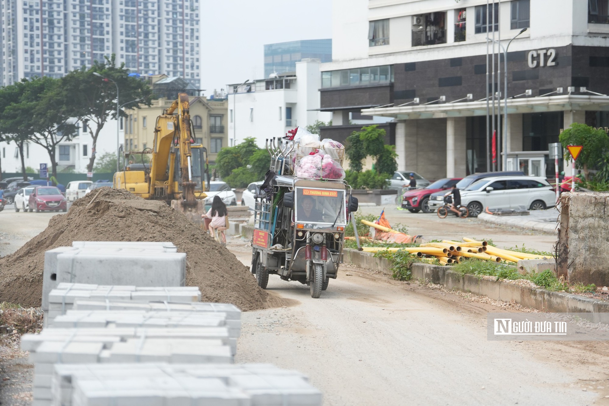 Vành đai 2,5 qua Xuân Đỉnh tăng tốc thi công, dự kiến thông xe kỹ thuật trước 30/9 - Ảnh 10.