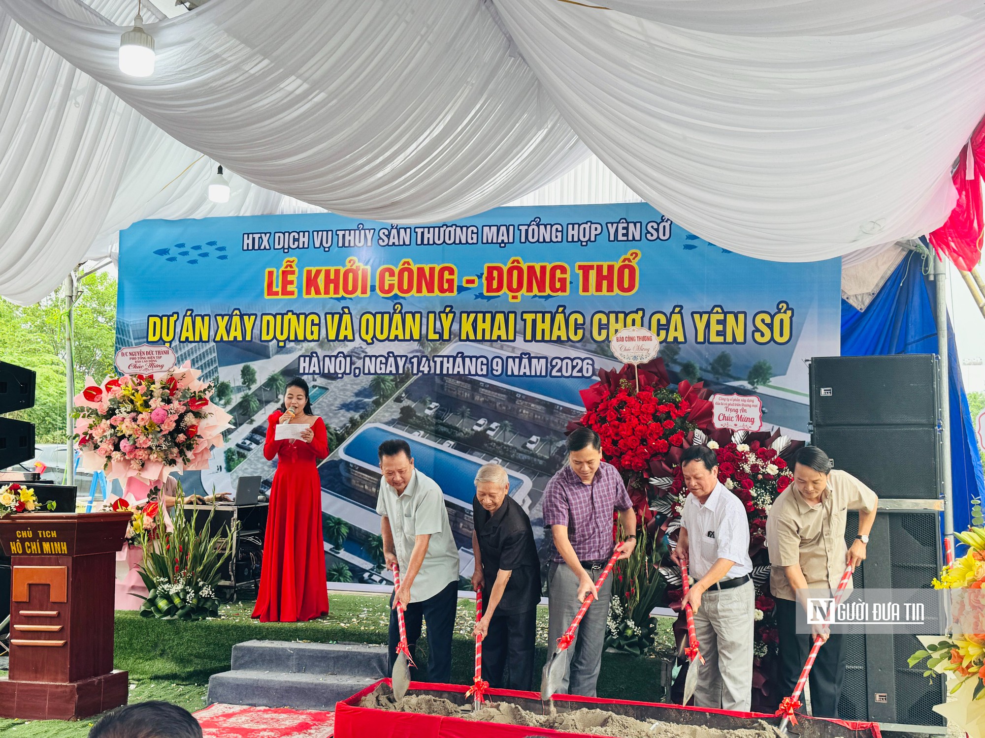 H&agrave; Nội: Khởi c&ocirc;ng dự &aacute;n chợ c&aacute; lớn nhất miền Bắc - Ảnh 1.