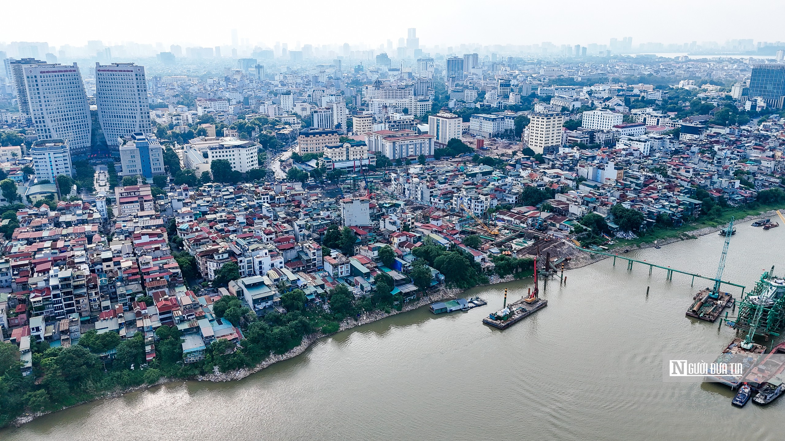 Hiện trạng 2 bên bờ sông Hồng - Ảnh 14.