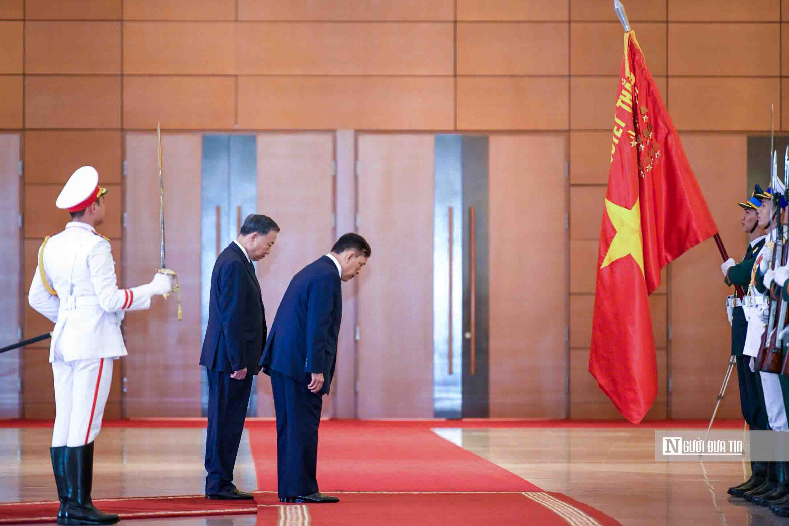 Tổng Bí thư, Chủ tịch nước Tô Lâm chủ trì lễ đón Nhà vua Vương quốc Thái Lan- Ảnh 4.