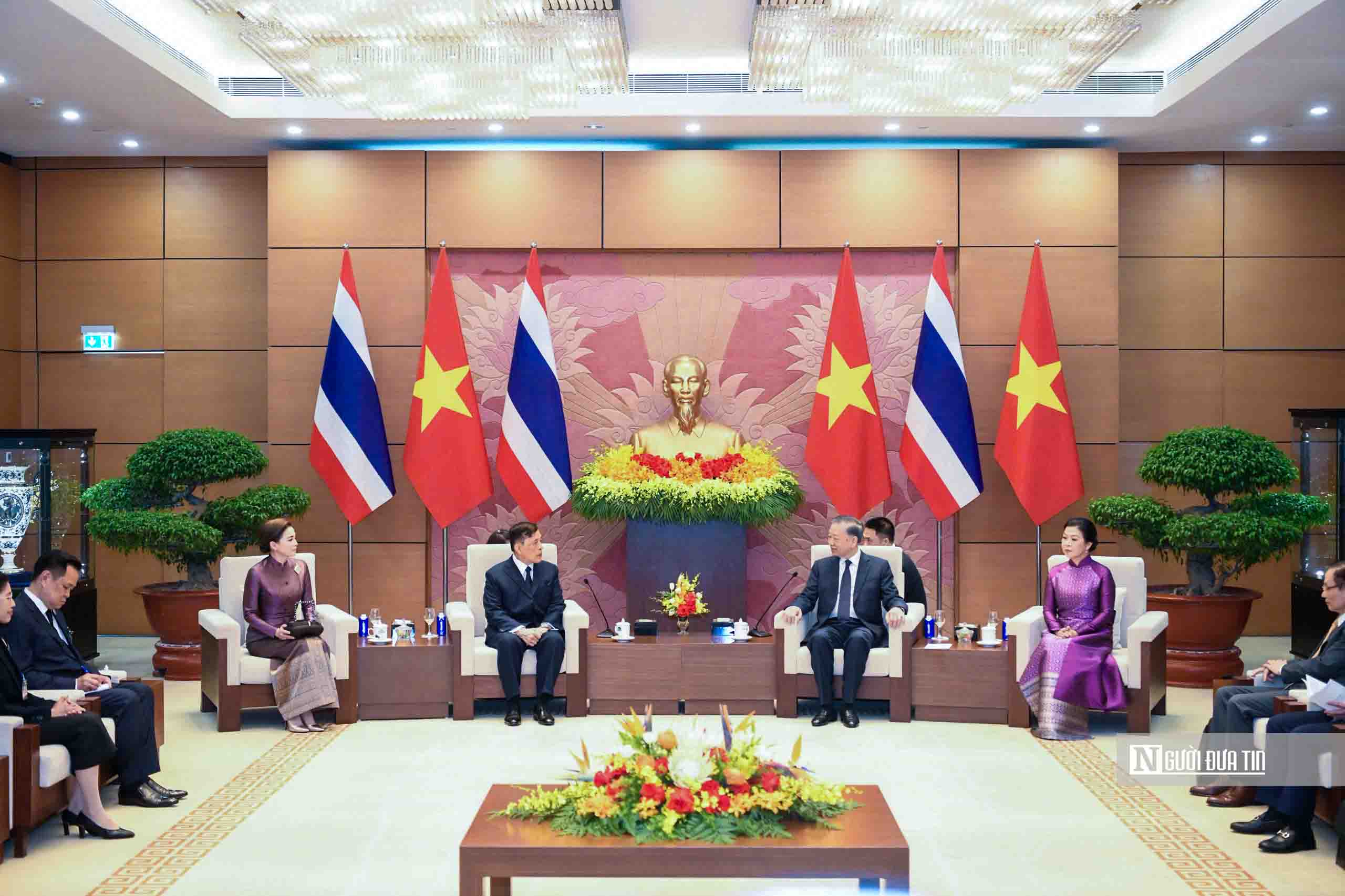 Tổng Bí thư, Chủ tịch nước Tô Lâm chủ trì lễ đón Nhà vua Vương quốc Thái Lan- Ảnh 11.