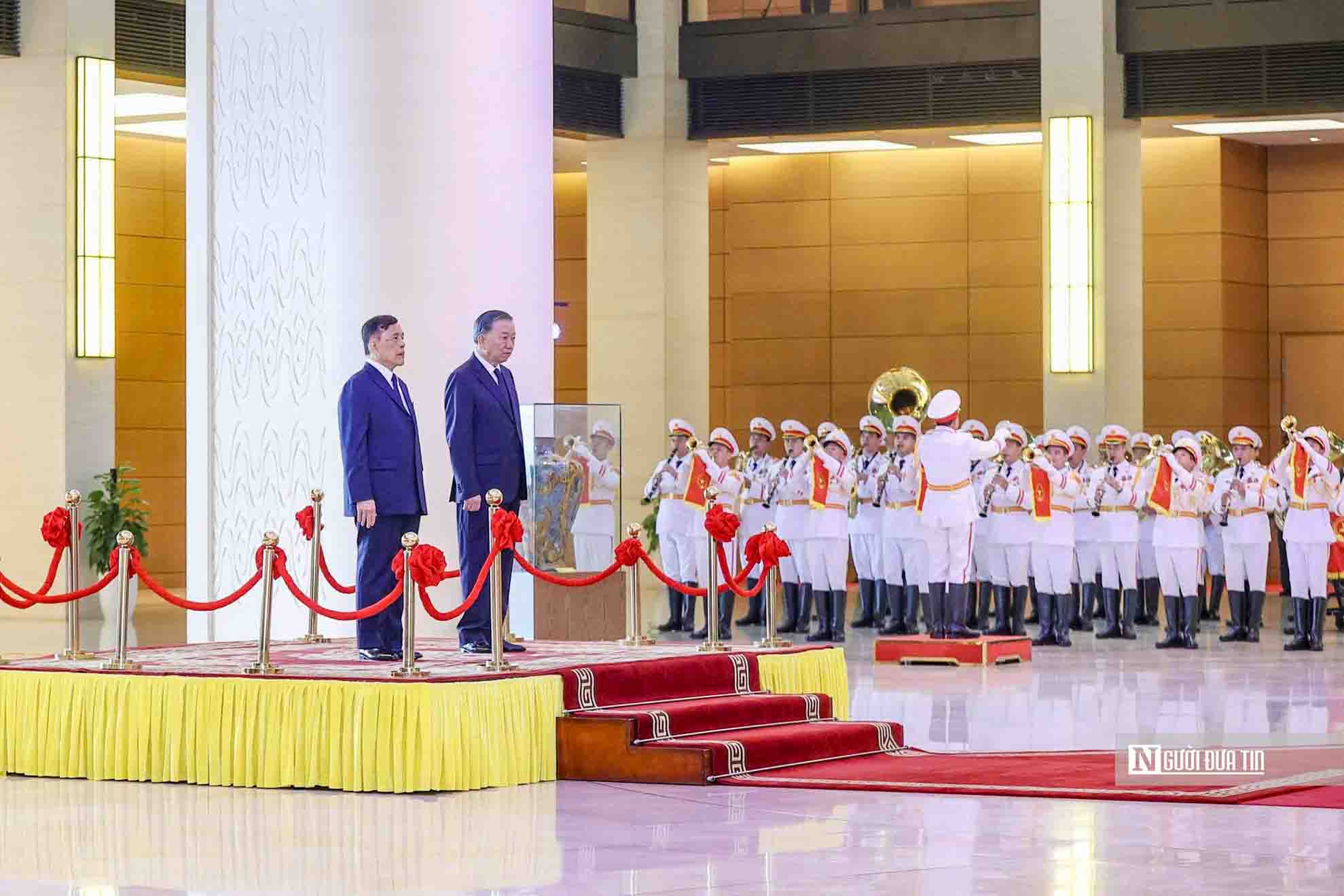 Tổng Bí thư, Chủ tịch nước Tô Lâm chủ trì lễ đón Nhà vua Vương quốc Thái Lan- Ảnh 1.