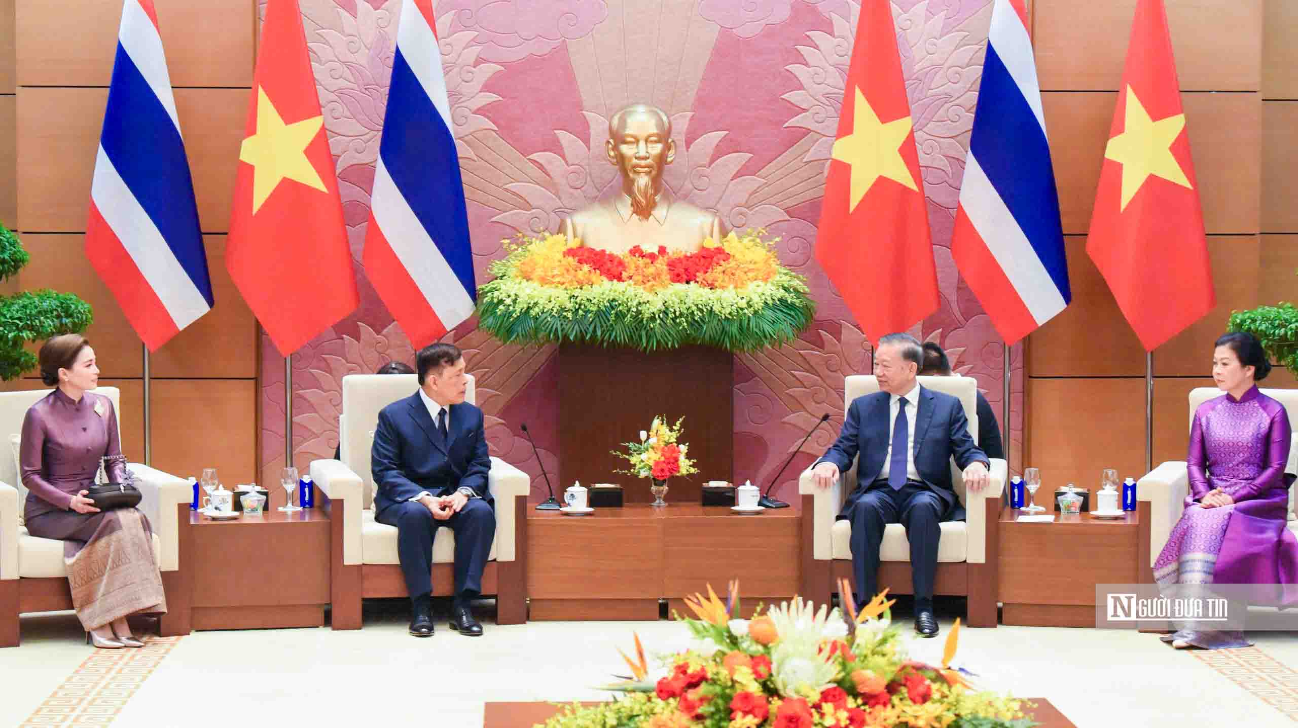 Tổng Bí thư, Chủ tịch nước Tô Lâm chủ trì lễ đón Nhà vua Vương quốc Thái Lan- Ảnh 8.