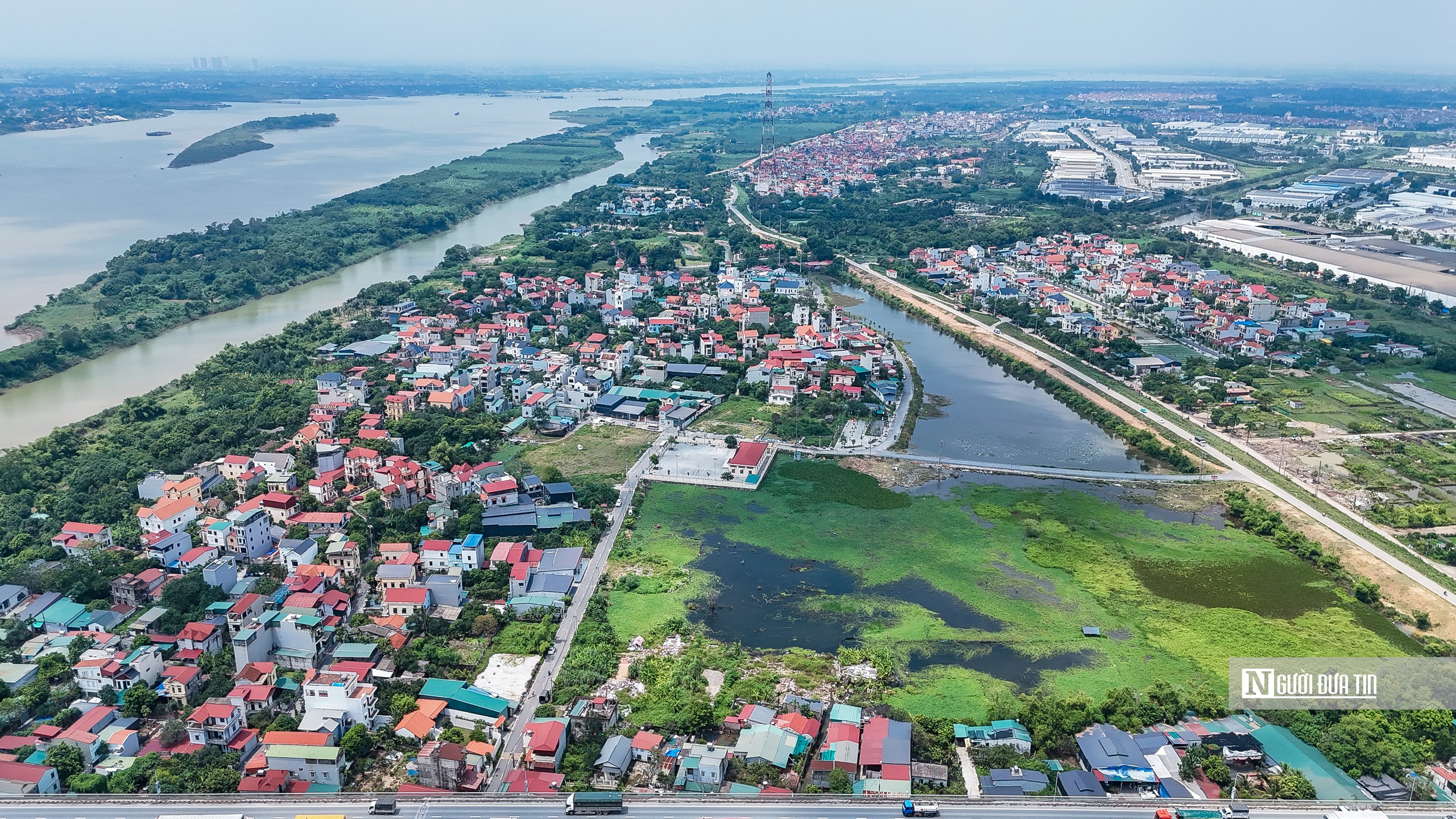 Toàn cảnh 2 cụm làng dự kiến di dời theo quy hoạch Trục đại lộ cảnh quan sông Hồng- Ảnh 13.