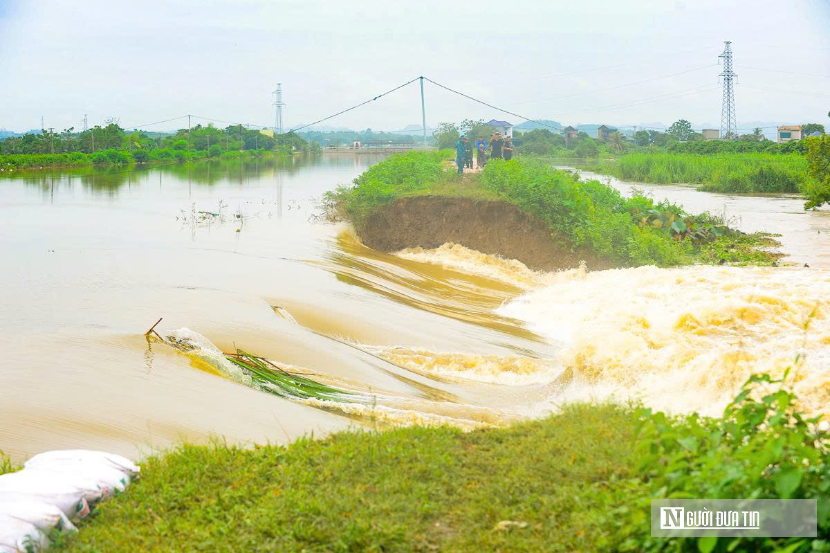Thanh Hóa: Nỗ lực đảm bảo an toàn cho hàng nghìn hộ dân vùng ngập lụt- Ảnh 1.