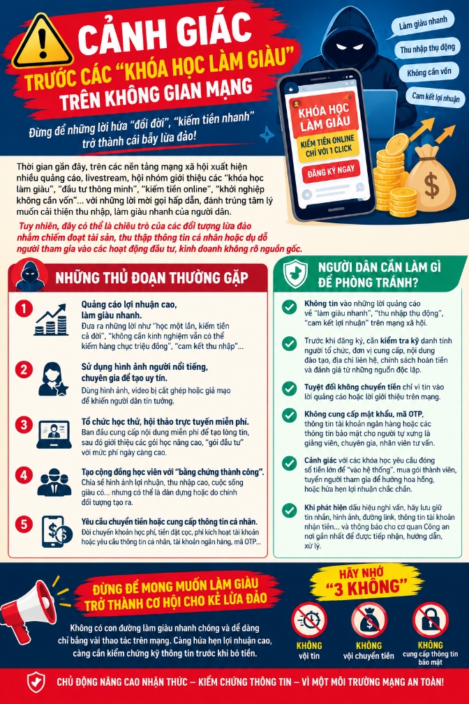 Cảnh giác trước lời mời gọi tham gia 