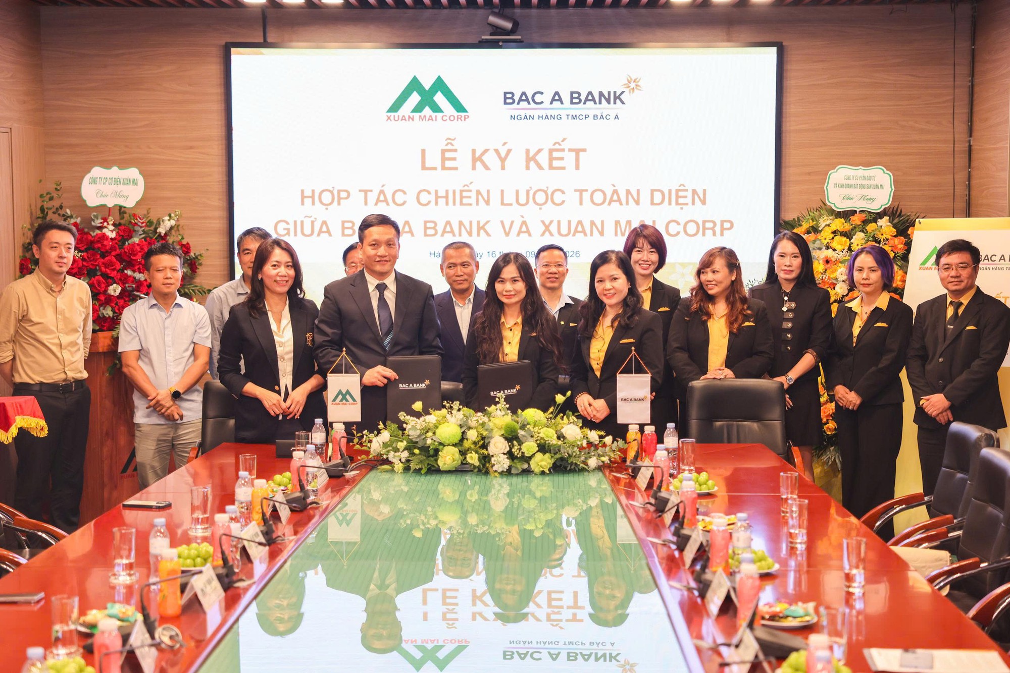 Lễ ký kết hợp tác chiến lược toàn diện giữa Xuân Mai Corp và BAC A BANK - Hướng tới sự phát triển bền vững- Ảnh 3.