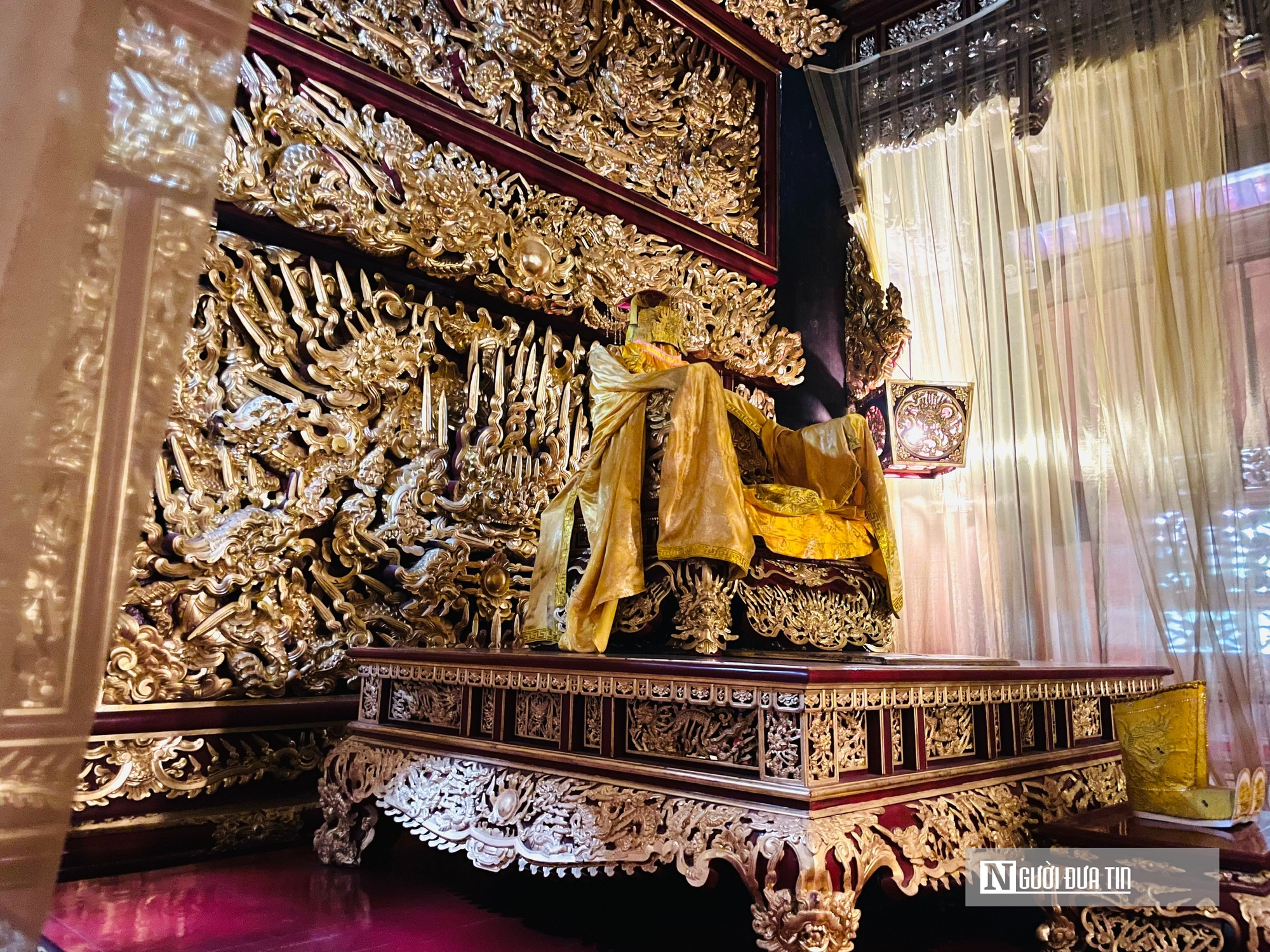 Ngắm ngai vua dát vàng bên trong di tích hơn 600 năm của nhà Lê- Ảnh 9.