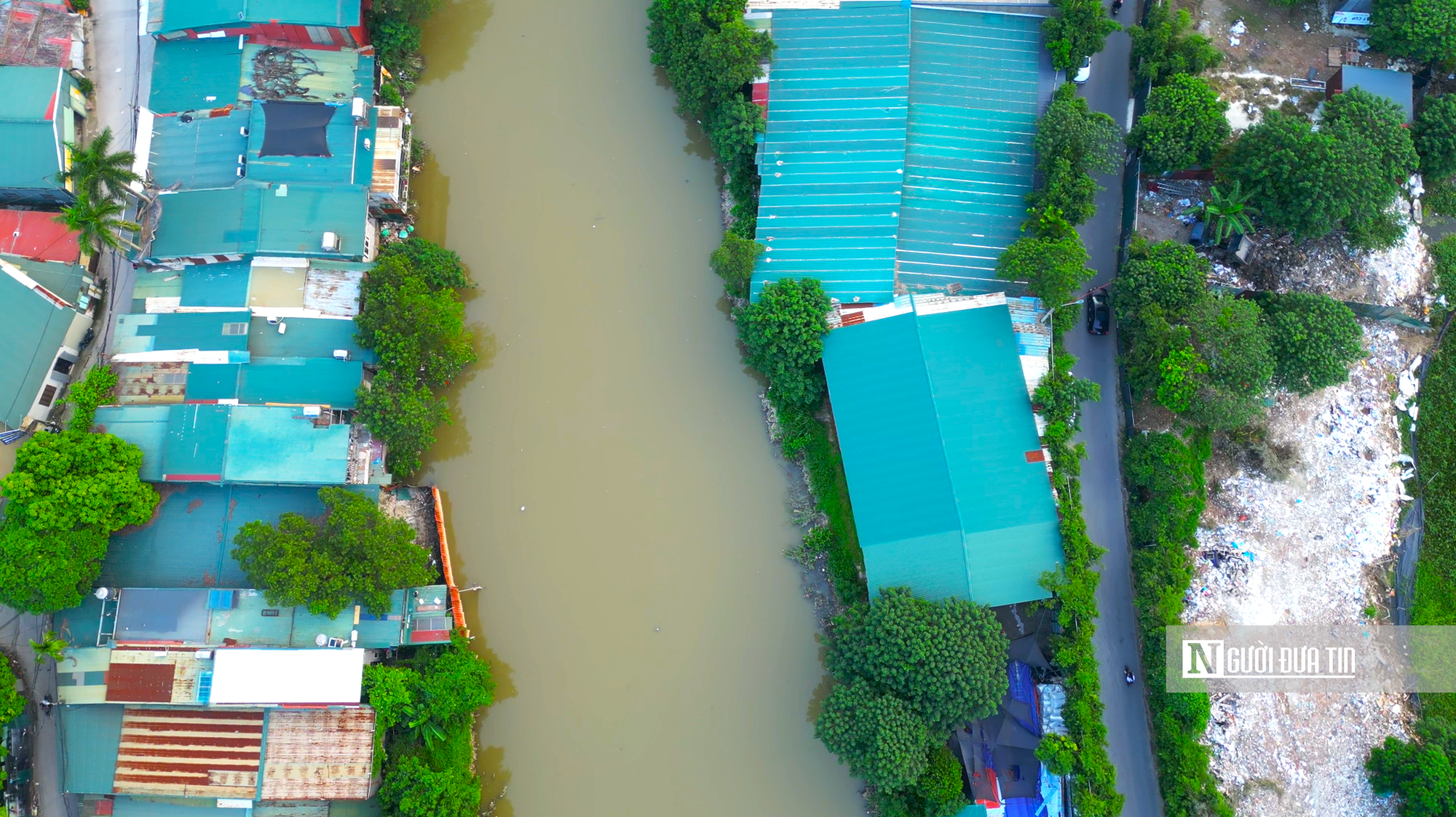Cận cảnh loạt công trình ven sông Nhuệ trước chỉ đạo kiểm tra của Chủ tịch Hà Nôi - Ảnh 9.