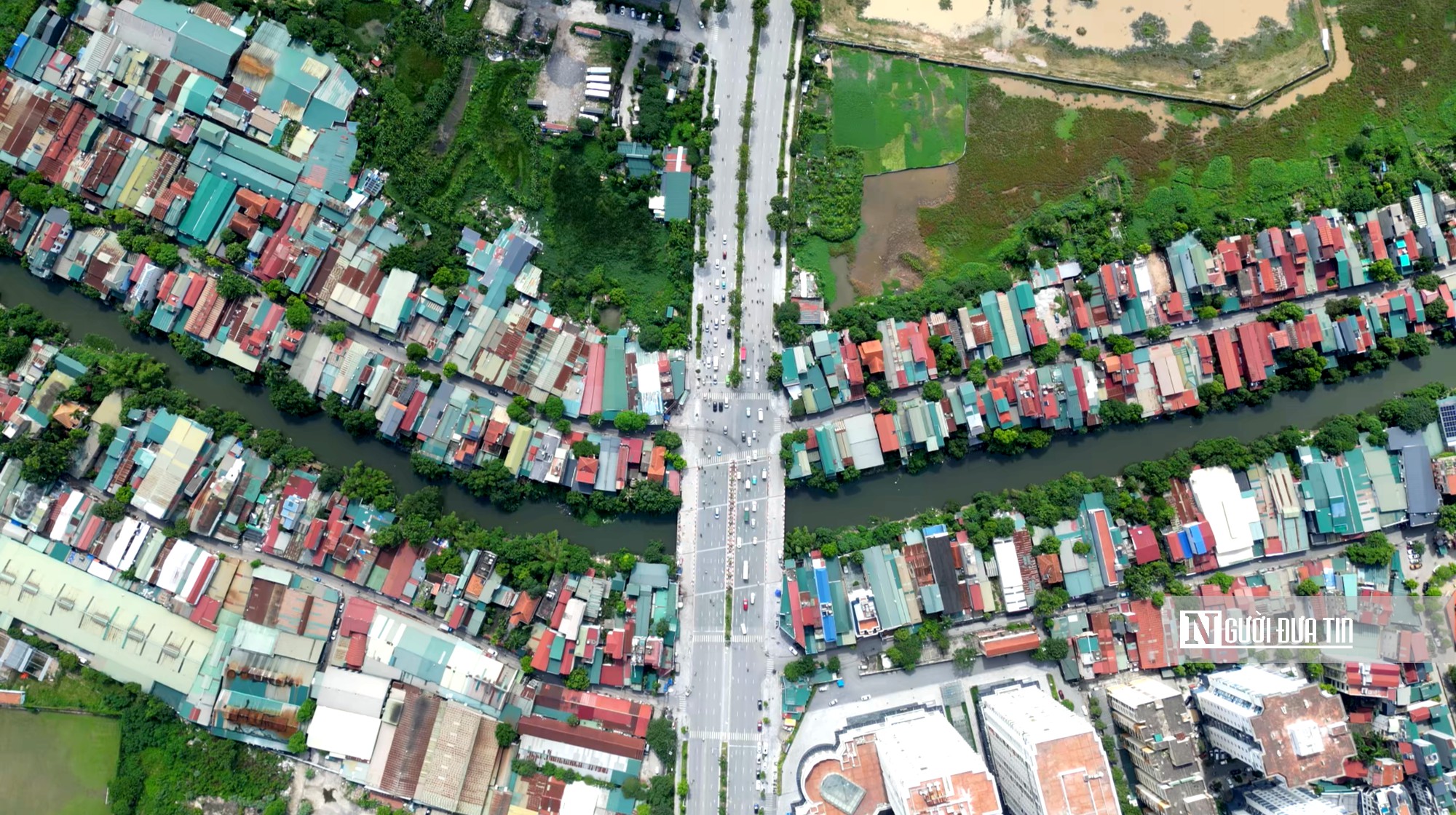 Cận cảnh loạt công trình ven sông Nhuệ trước chỉ đạo kiểm tra của Chủ tịch Hà Nôi - Ảnh 3.