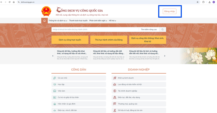 C&aacute;c bước đăng k&yacute; mua, thu&ecirc; nh&agrave; ở x&atilde; hội tr&ecirc;n Cổng Dịch vụ c&ocirc;ng Quốc gia - Ảnh 2.