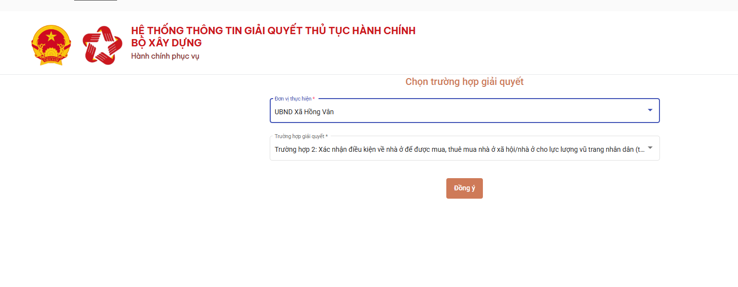 C&aacute;c bước đăng k&yacute; mua, thu&ecirc; nh&agrave; ở x&atilde; hội tr&ecirc;n Cổng Dịch vụ c&ocirc;ng Quốc gia - Ảnh 6.