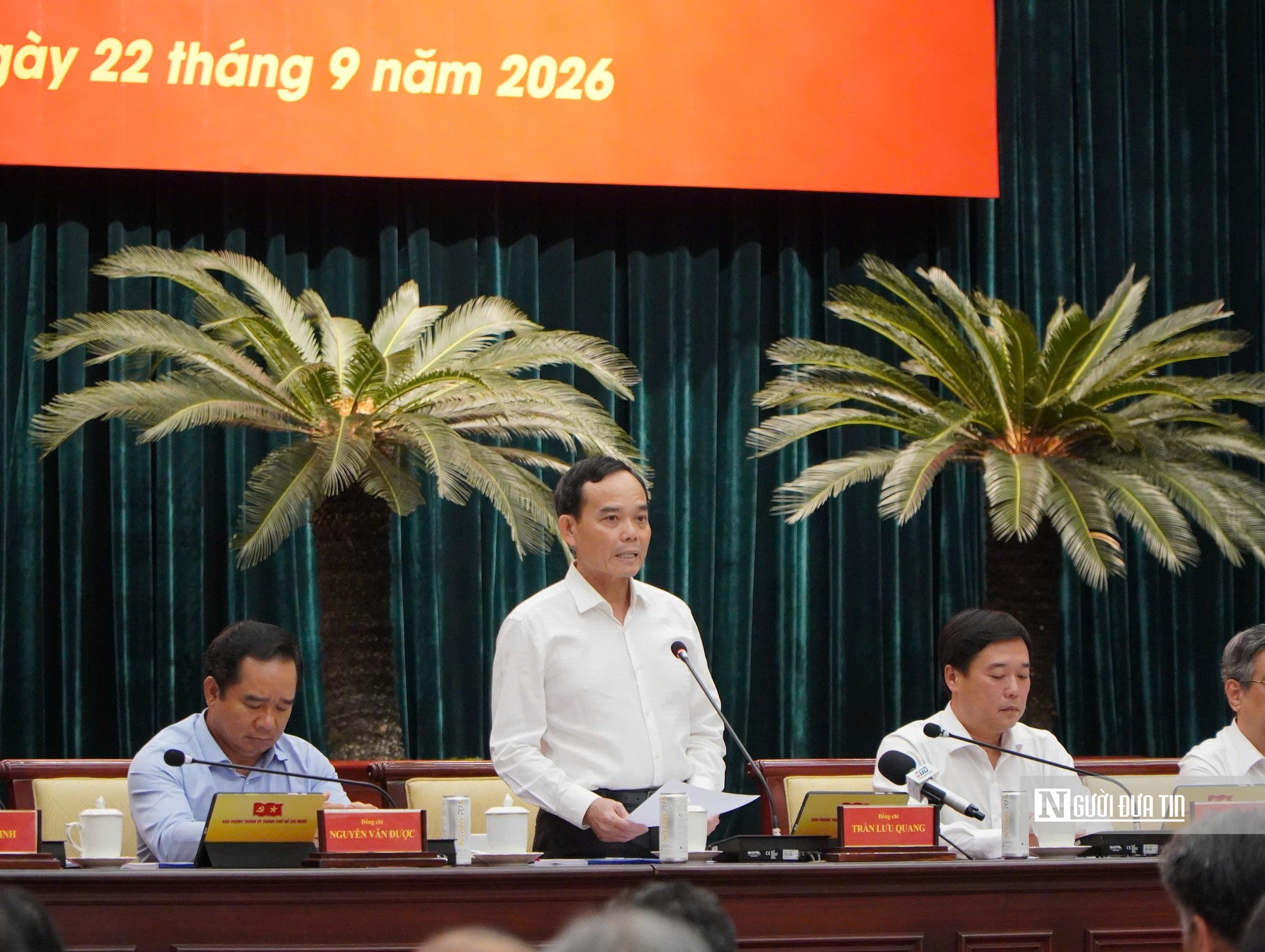 Bí thư Trần Lưu Quang: Tp.HCM không có đường lùi với 3 mục tiêu lớn - Ảnh 1.