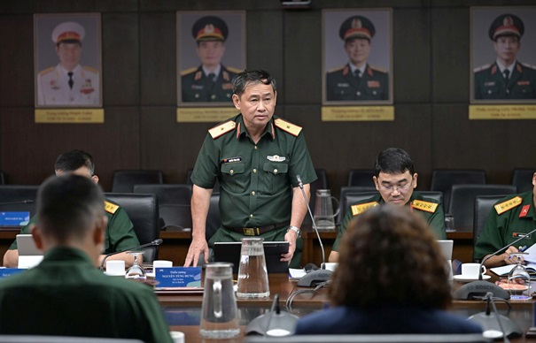 MB đón đoàn kiểm tra chuyên đề cải cách hành chính và chuyển đổi số của Bộ Quốc phòng- Ảnh 1.