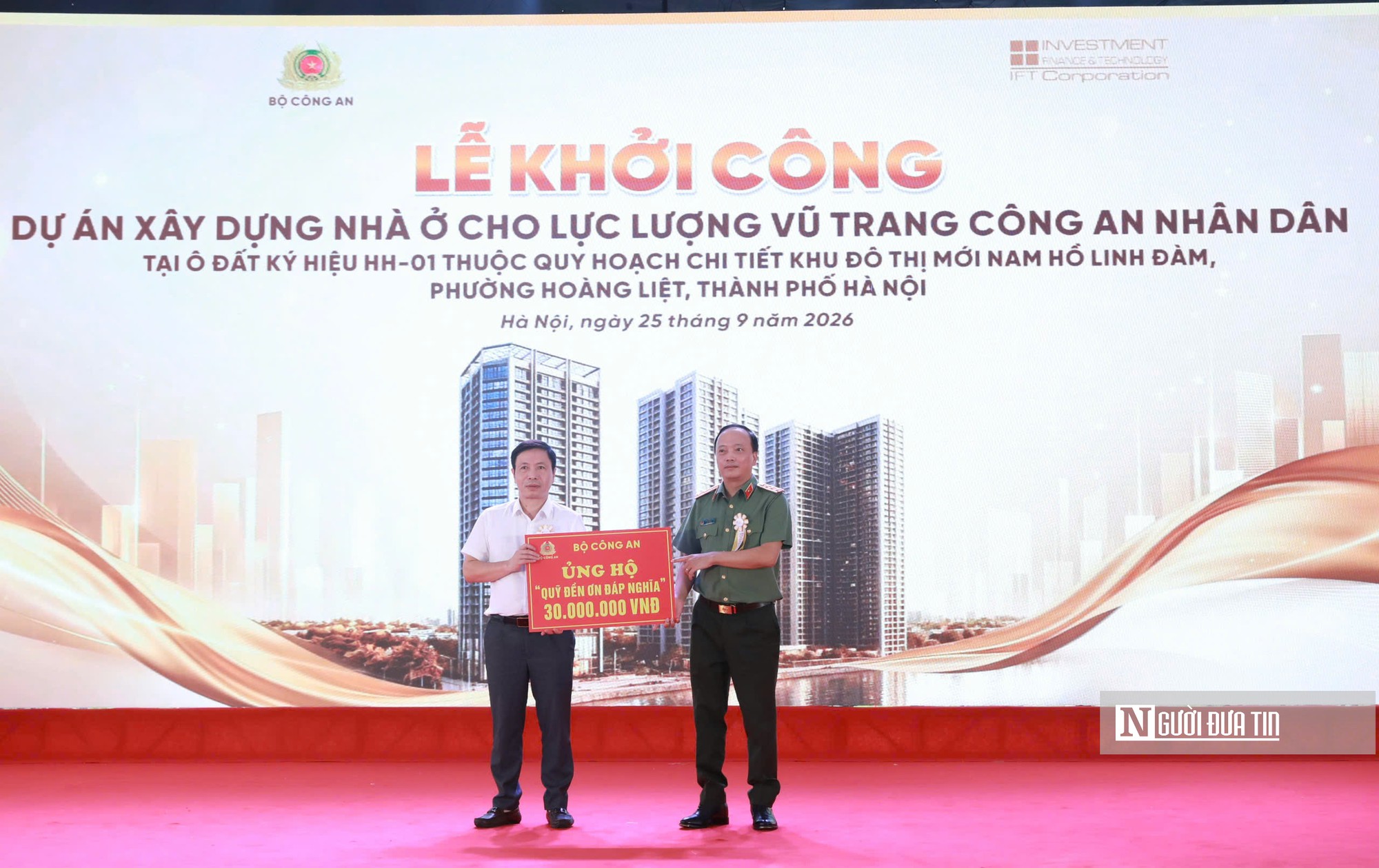 Khởi công dự án xây dựng nhà ở cho lực lượng vũ trang CAND tại Hà Nội - Ảnh 4.