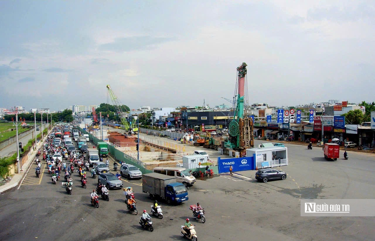 Metro số 2 Bến Th&agrave;nh &ndash; Tham Lương: C&aacute;c nh&agrave; ga ngầm dần h&igrave;nh th&agrave;nh tr&ecirc;n trục Trường Chinh &ndash; Cộng H&ograve;a- Ảnh 1.
