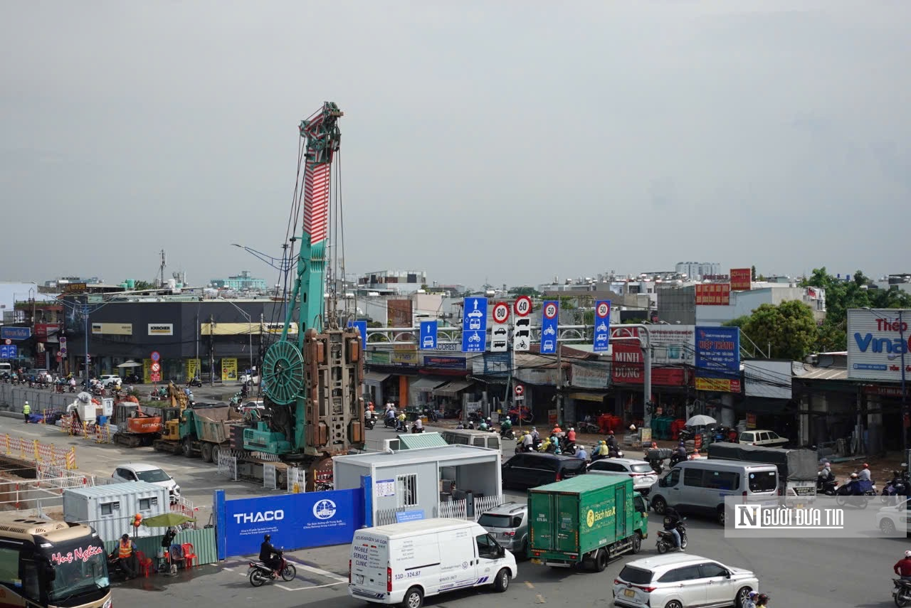 Metro số 2 Bến Th&agrave;nh &ndash; Tham Lương: C&aacute;c nh&agrave; ga ngầm dần h&igrave;nh th&agrave;nh tr&ecirc;n trục Trường Chinh &ndash; Cộng H&ograve;a- Ảnh 2.