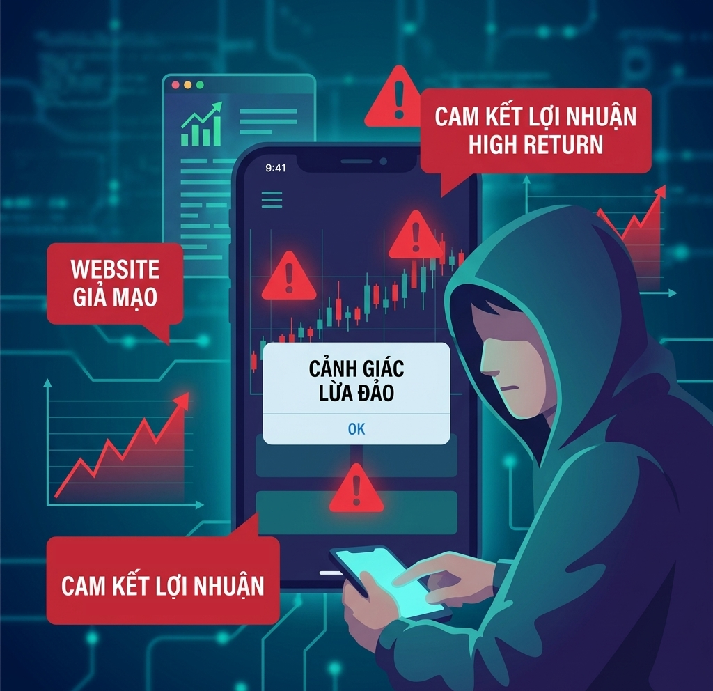 Cảnh giác thủ đoạn giả mạo công ty chứng khoán để lừa đảo - Ảnh 1.