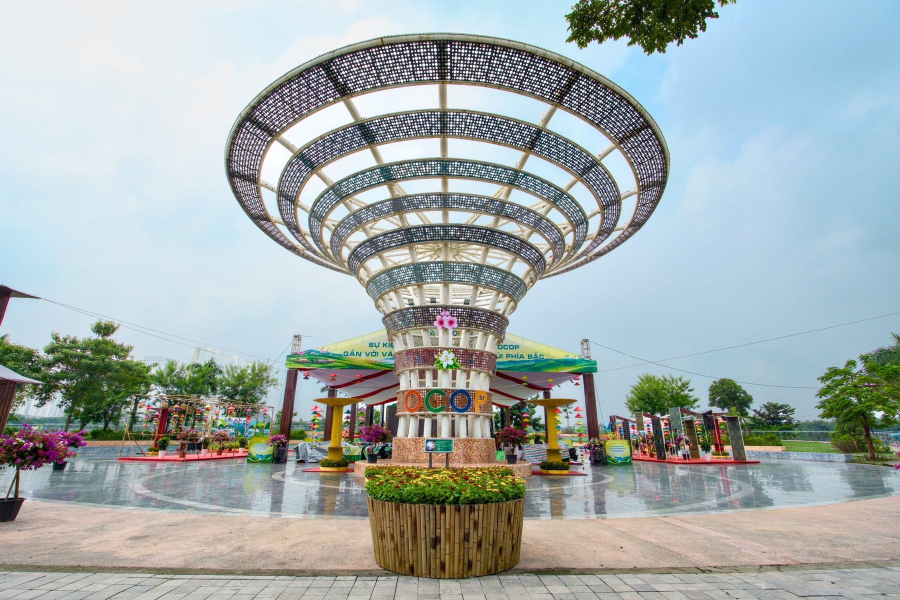 Hội chợ OCOP mùa thu: Thêm sắc màu cho nhịp sống xanh Dương Nội - Ảnh 1.