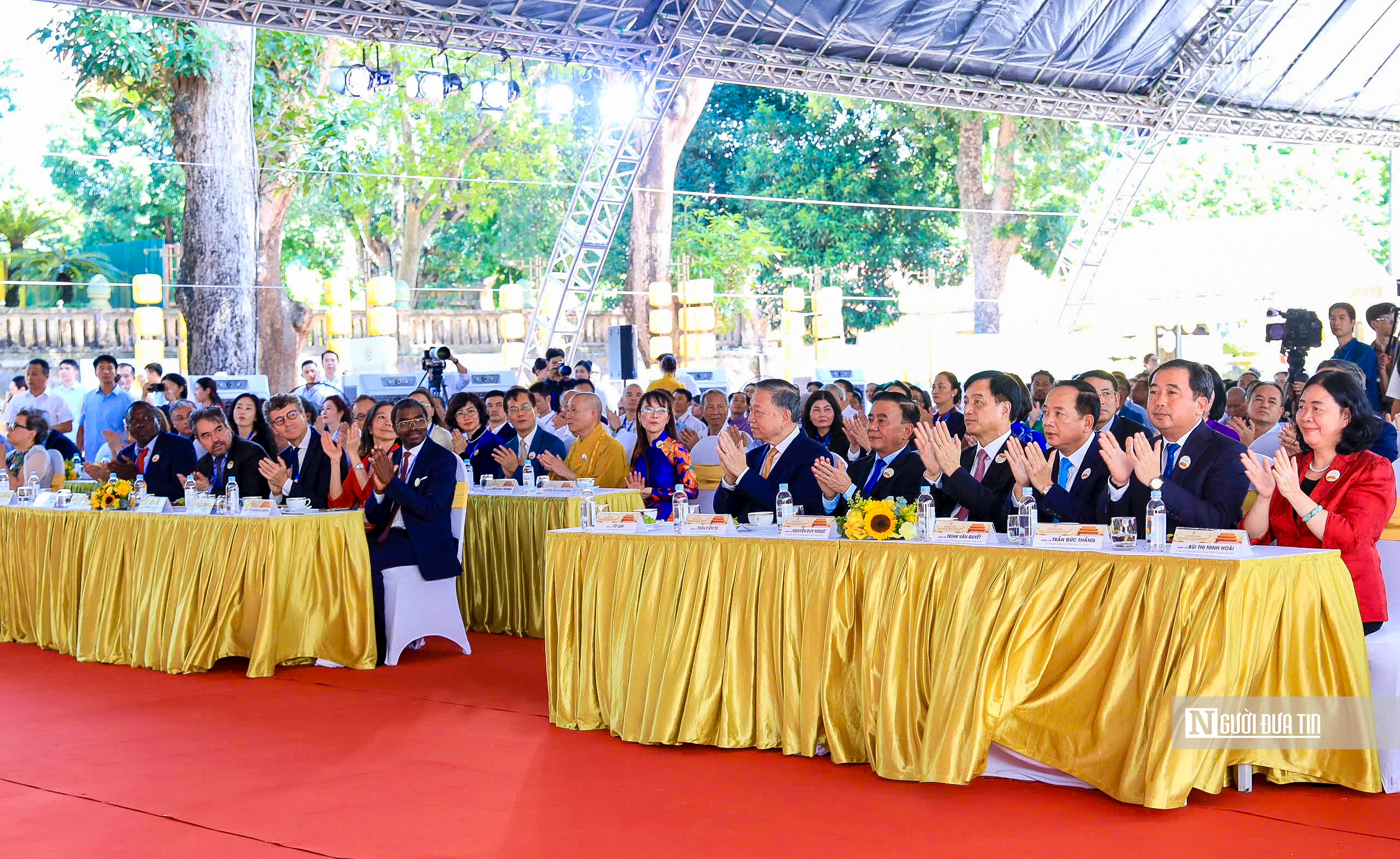 Tổng Bí thư, Chủ tịch nước Tô Lâm dự lễ khởi công phục dựng điện Kính Thiên - Ảnh 1.