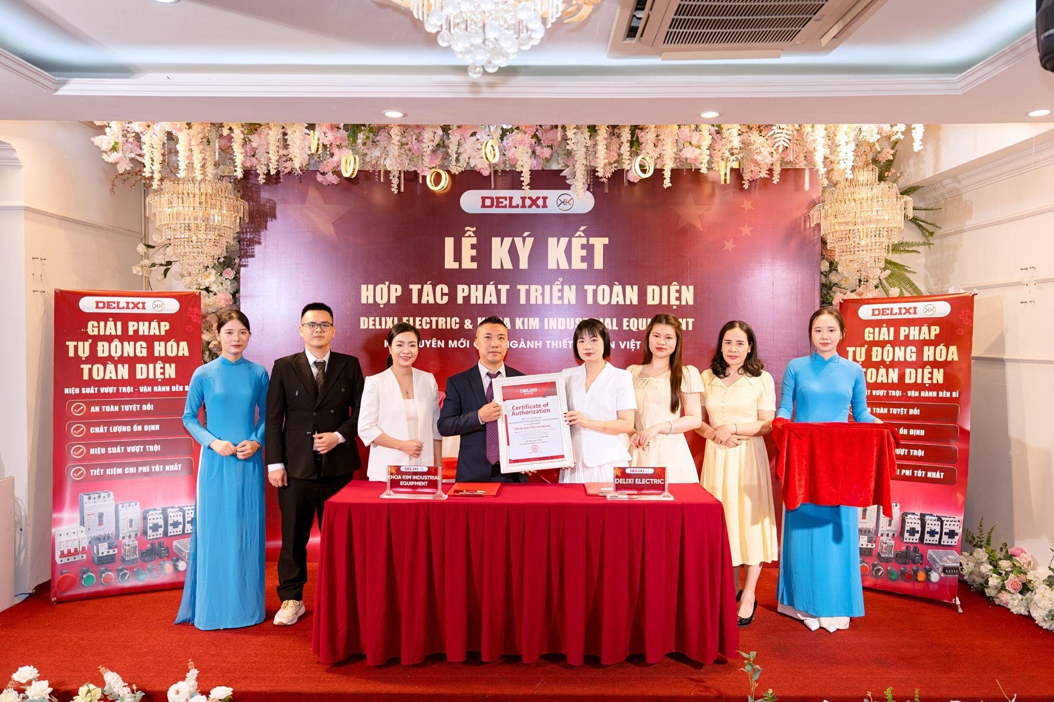 Delixi - Khoa Kim ký kết hợp tác toàn diện, đưa thương hiệu thiết bị điện quốc tế chính hãng đến hàng triệu gia đình Việt - Ảnh 1.