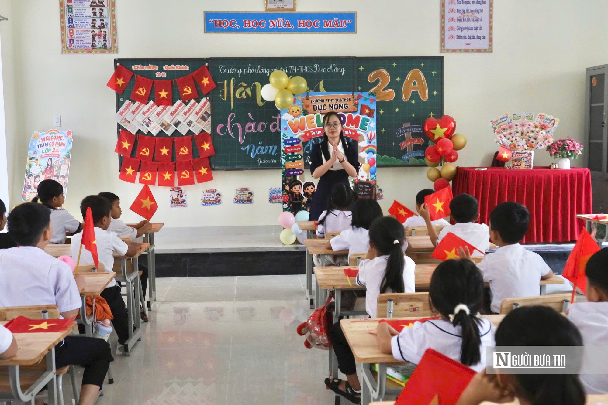 Chạy nước rút hoàn thiện trường vùng biên đón học sinh vào năm học mới- Ảnh 9.