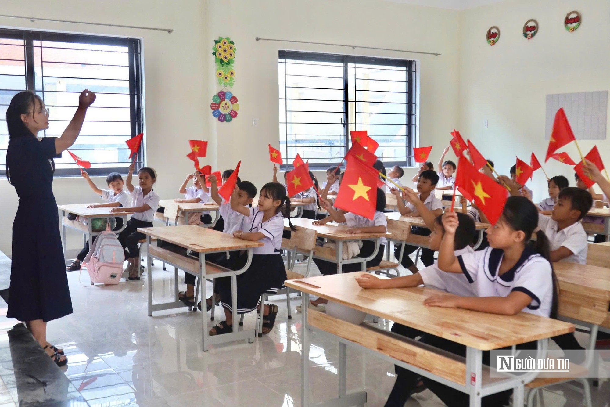 Chạy nước rút hoàn thiện trường vùng biên đón học sinh vào năm học mới- Ảnh 10.