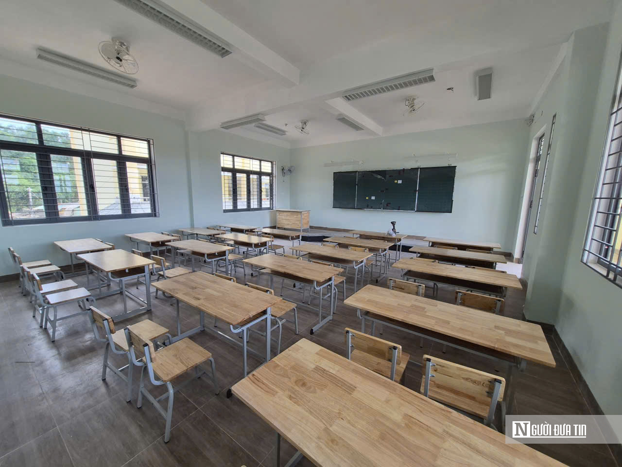Chạy nước rút hoàn thiện trường vùng biên đón học sinh vào năm học mới- Ảnh 5.